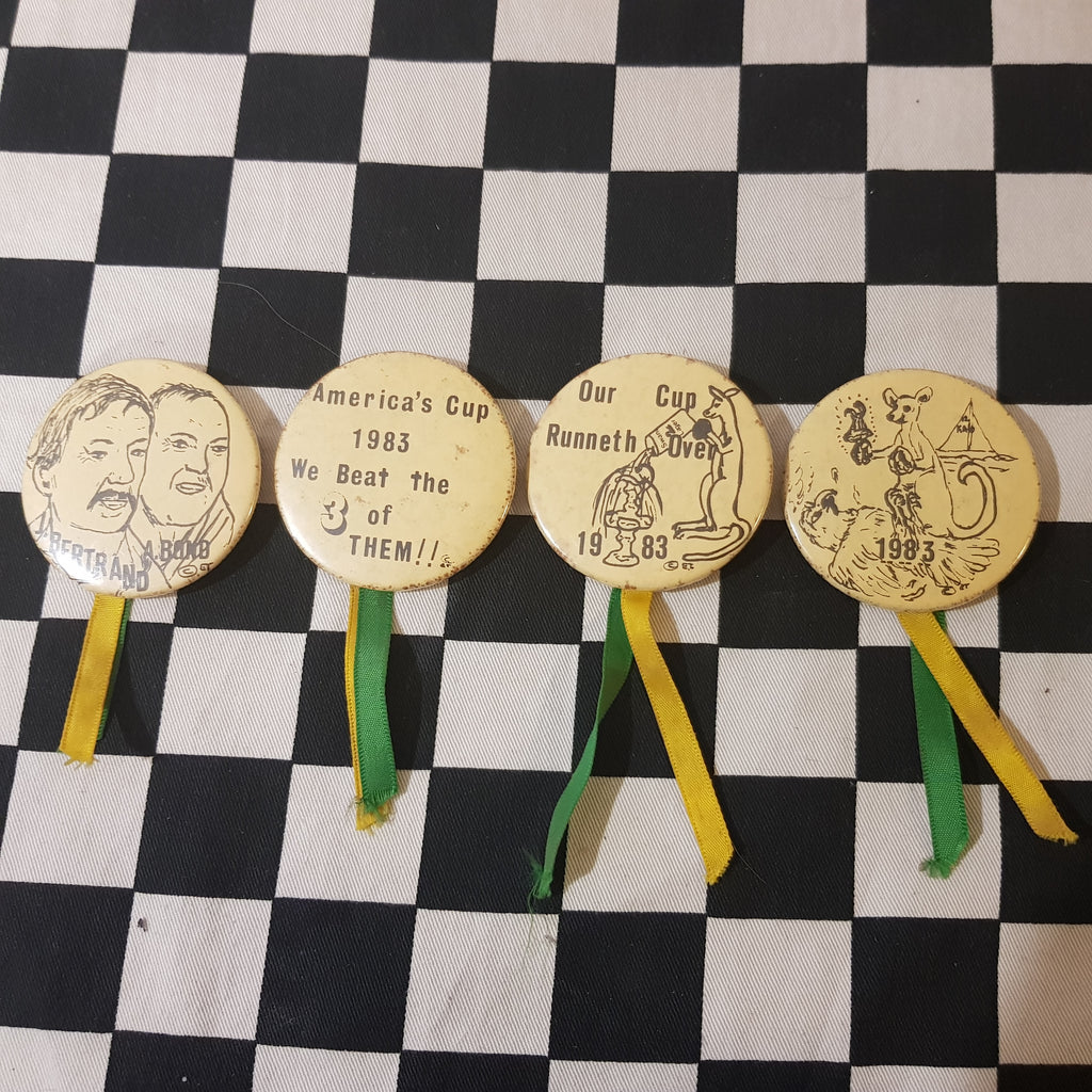 1983 Americas Cup Set of 4 Badges