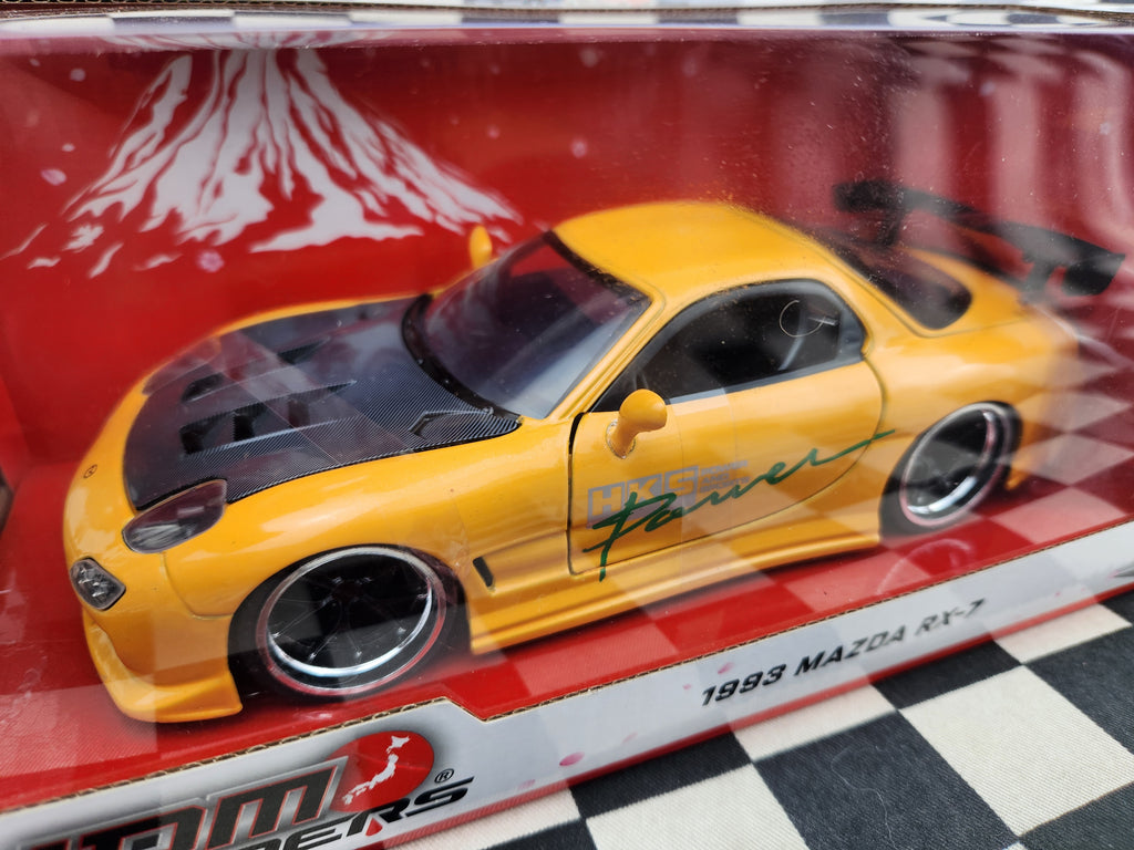 Jada 1/24 JDM Tuners 1993 Mazda RX7 Diecast Model Car