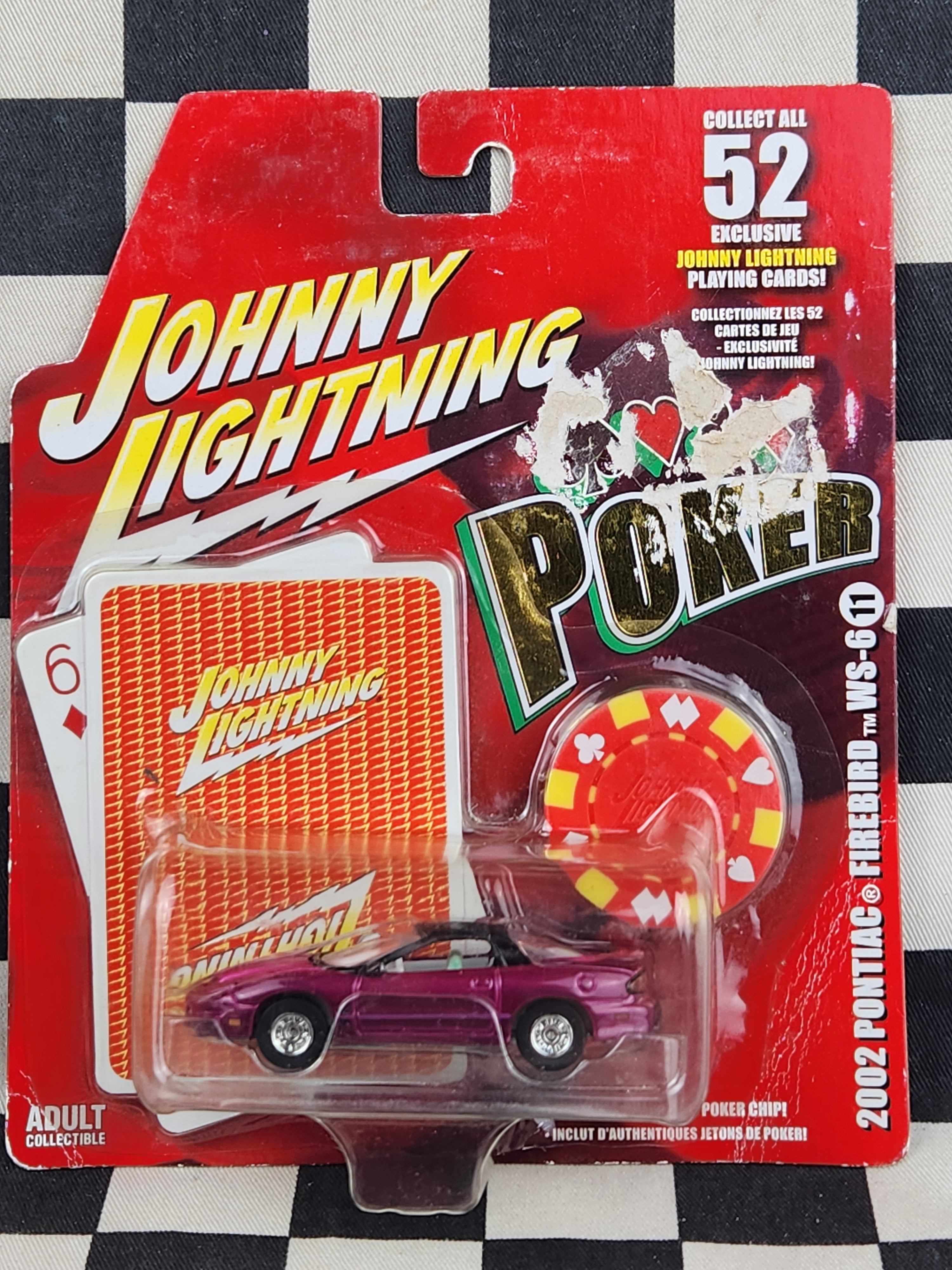 Johnny Lightning Poker 2002 Pontiac Firebird WS-6