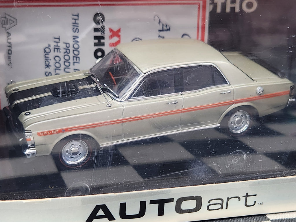 AutoArt 1:43 Ford Falcon XY GTHO Phase 3 Quick Silver