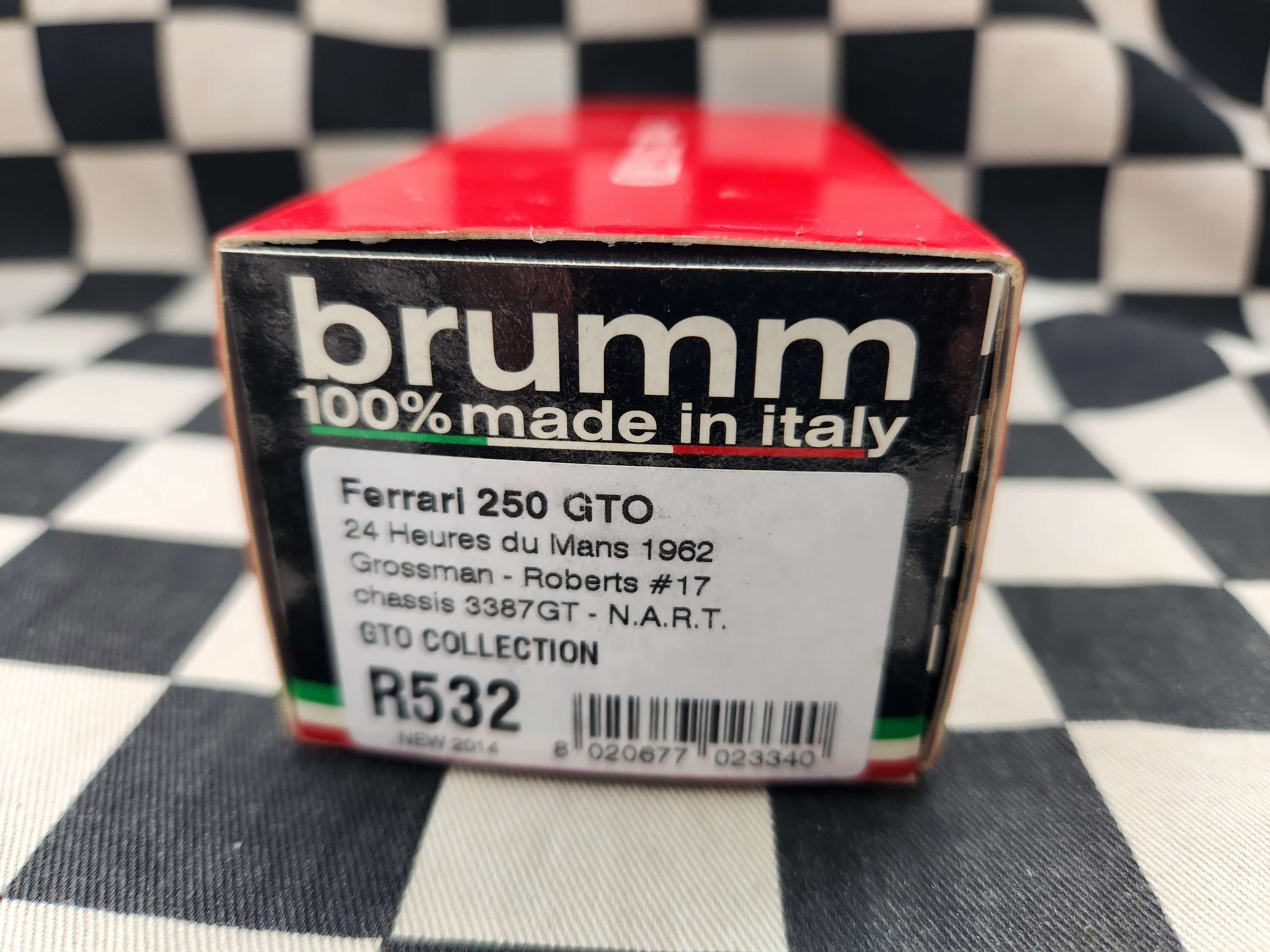 Brumm 1/43 Ferrari 250 GTO 24 Hour Le Mans 1962 Grossman Roberts #17