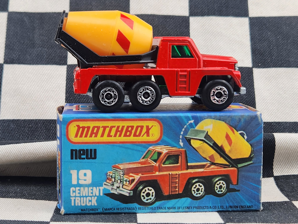Vintage 1978 Matchbox Cement Truck in Original Box