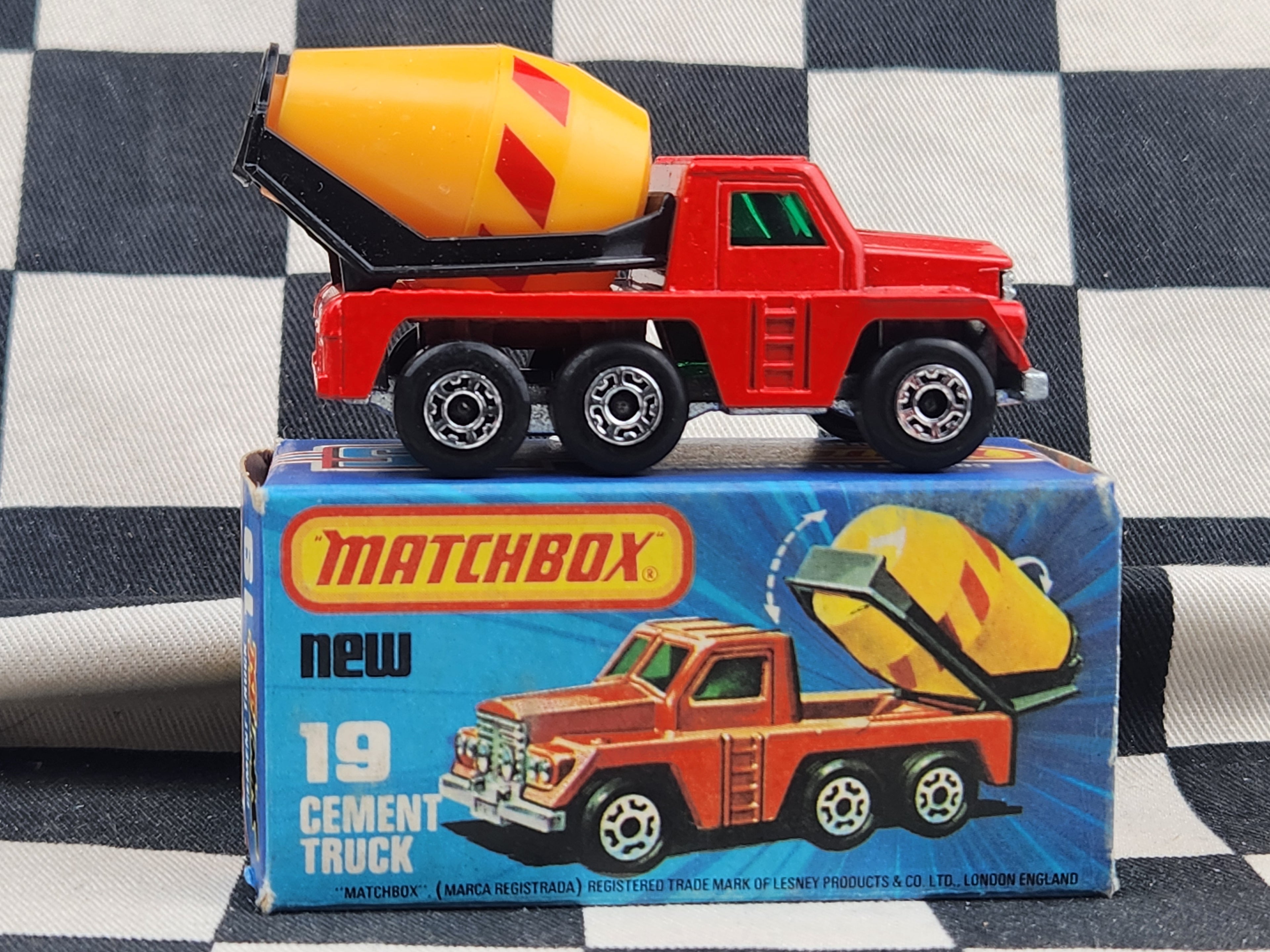 Vintage 1978 Matchbox Cement Truck in Original Box