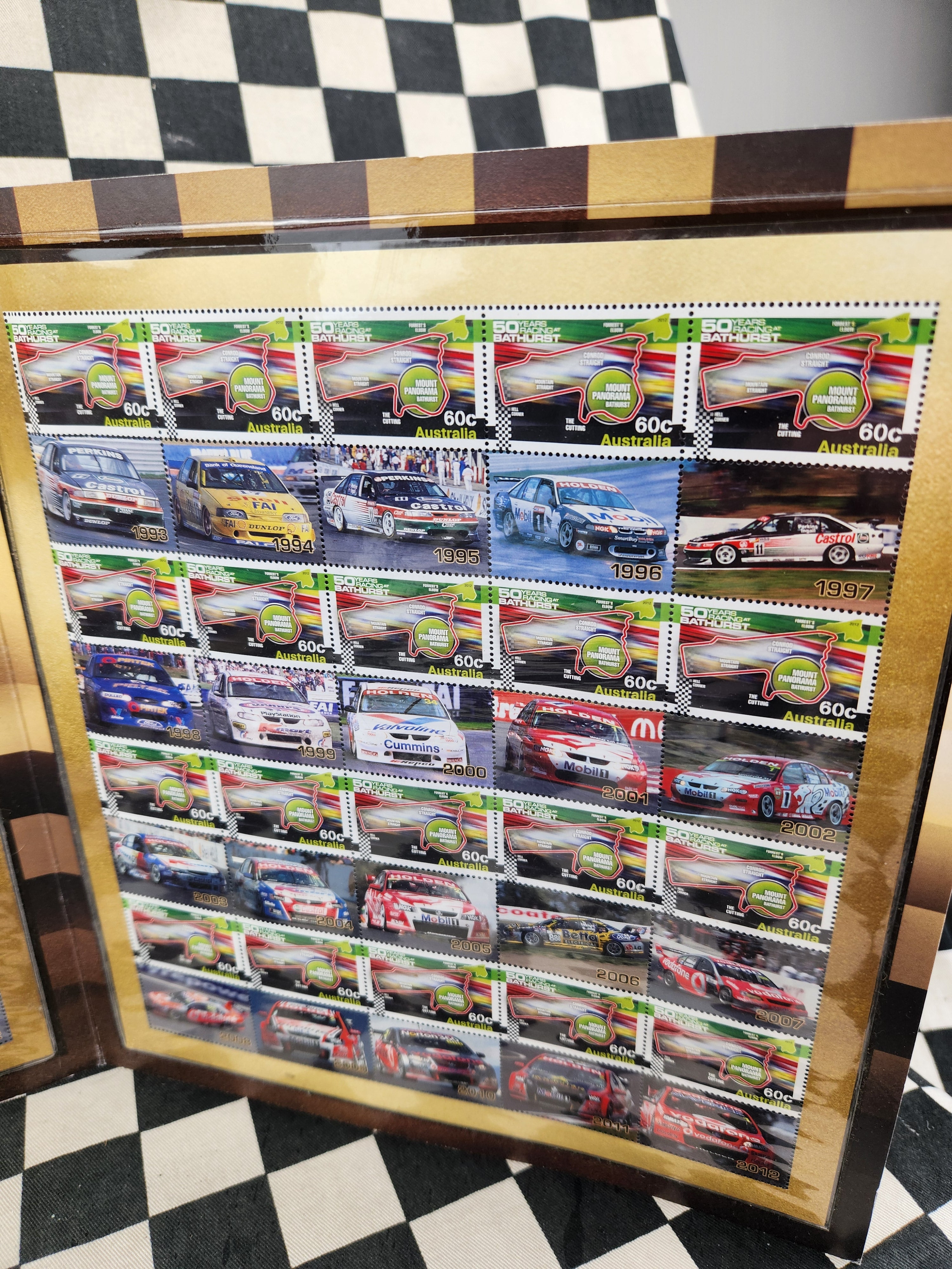 Bathurst 50 Years Commemorative Stamps Brock Moffat Lowndes Australia Post