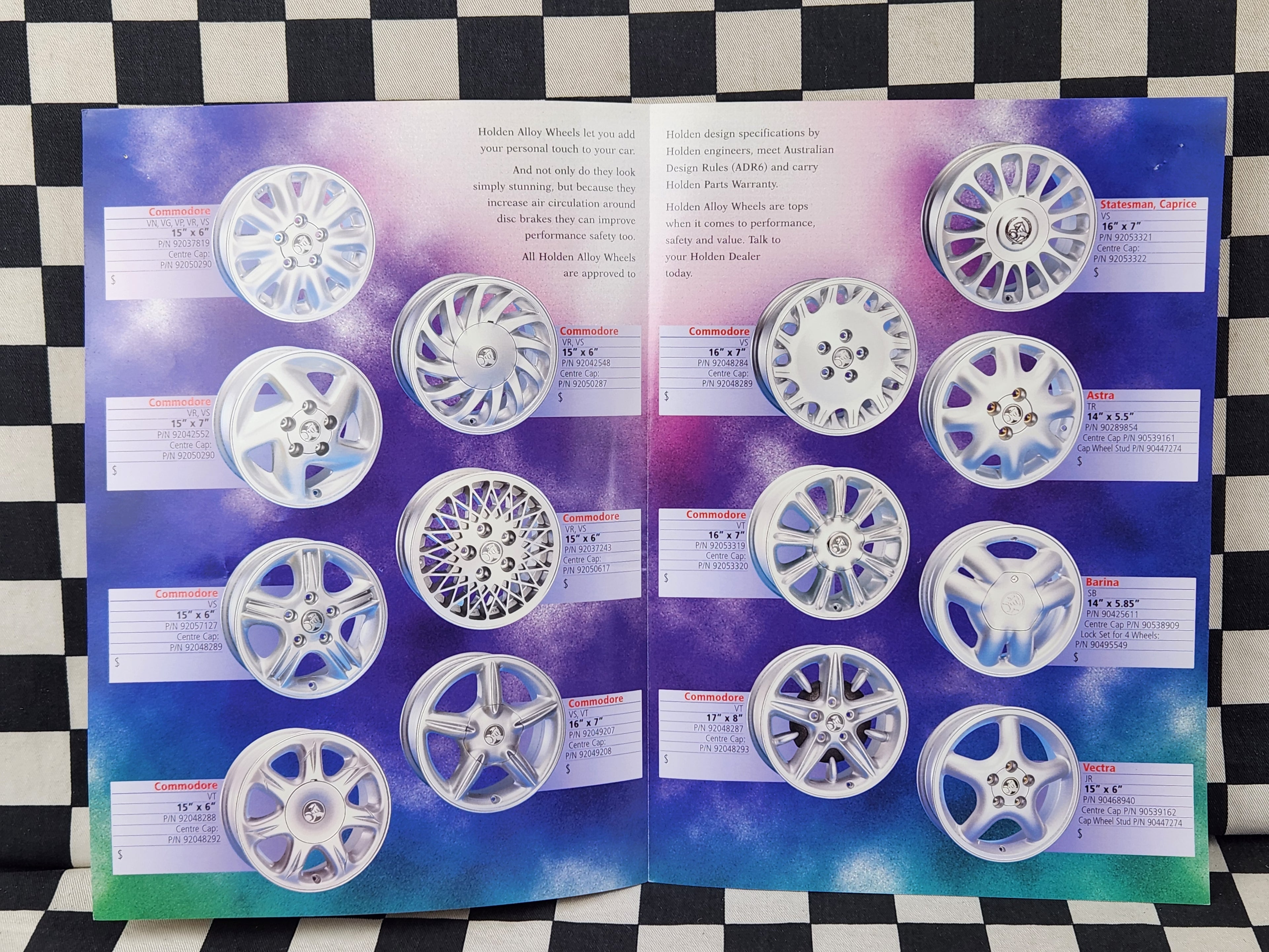 Holden Alloy Wheels Sales Brochure