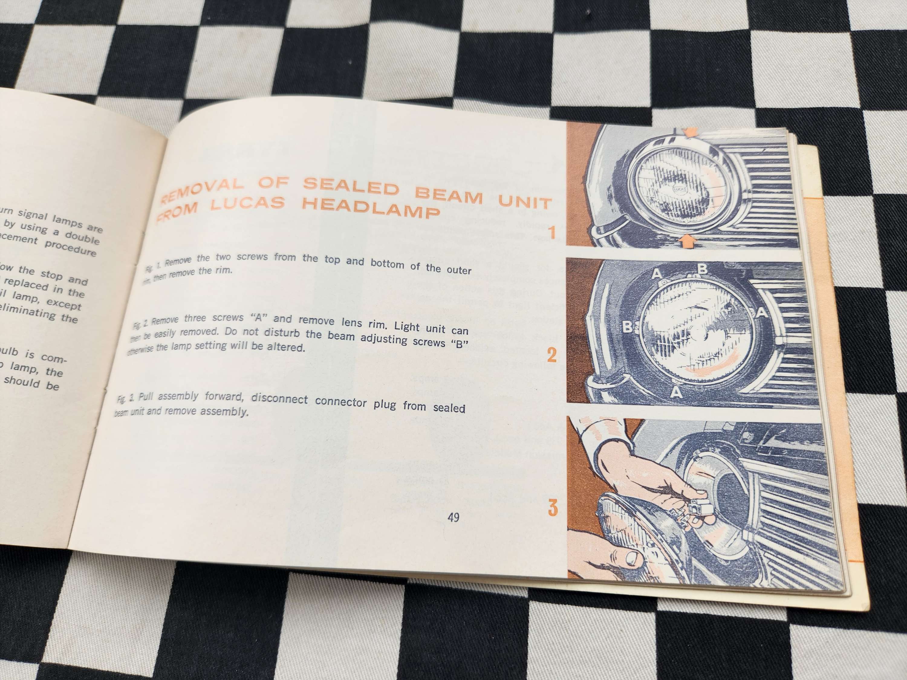 Genuine Holden HD Owners Glovebox Manual 1965 Good Condition