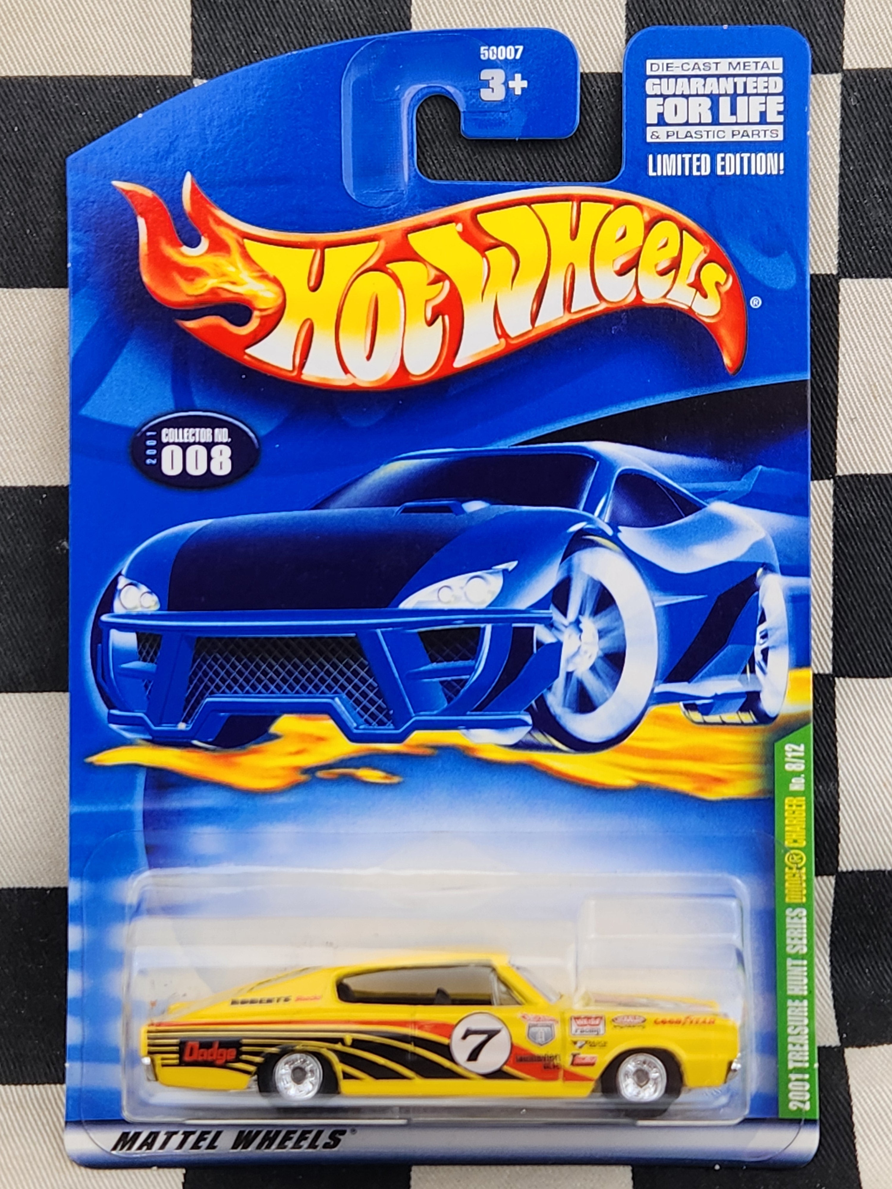 Hot Wheels 2001 TREASURE HUNT Dodge Charger Real Riders