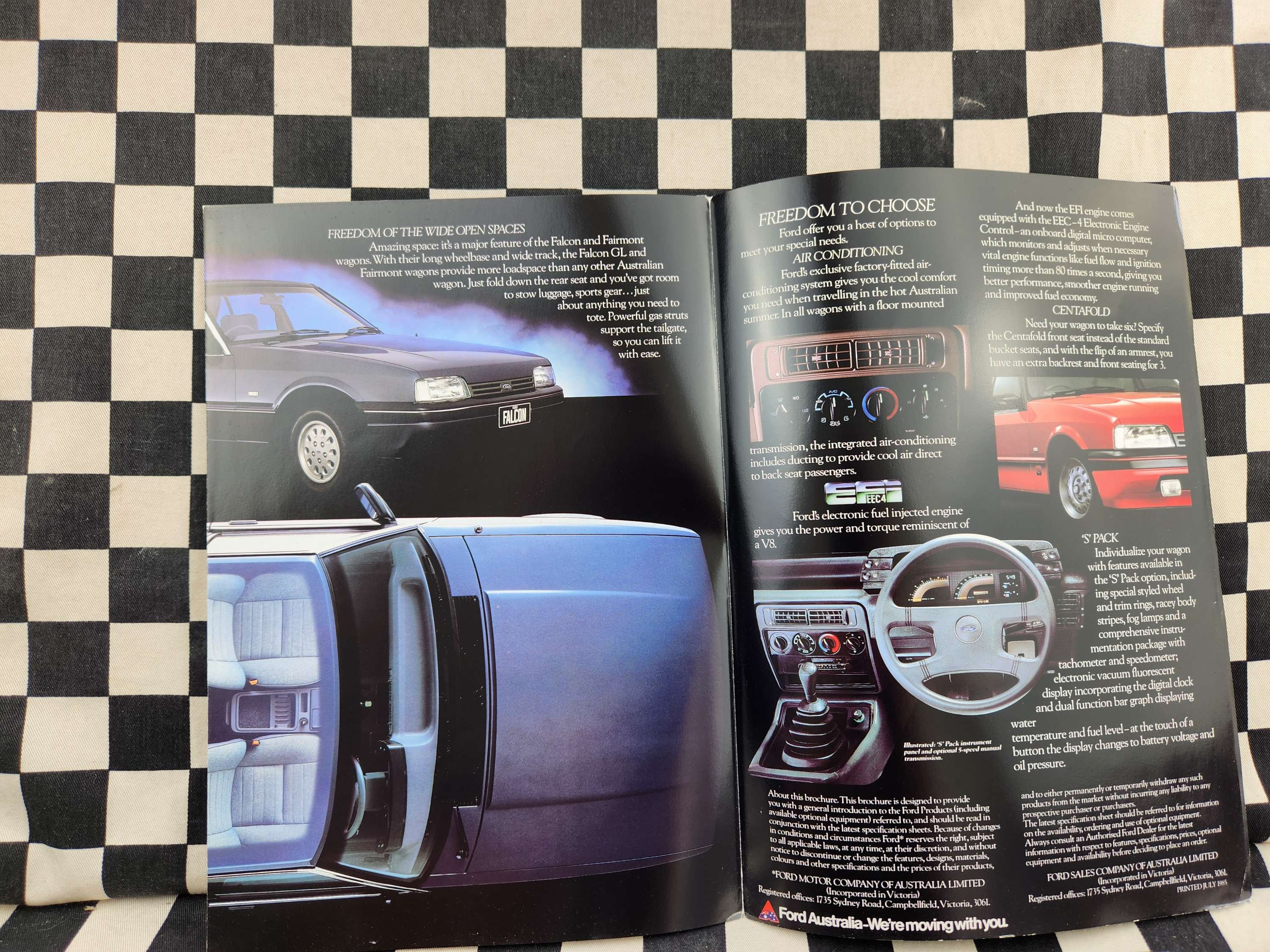 Ford XF Falcon GL & Fairmont Wagon Sales Brochure