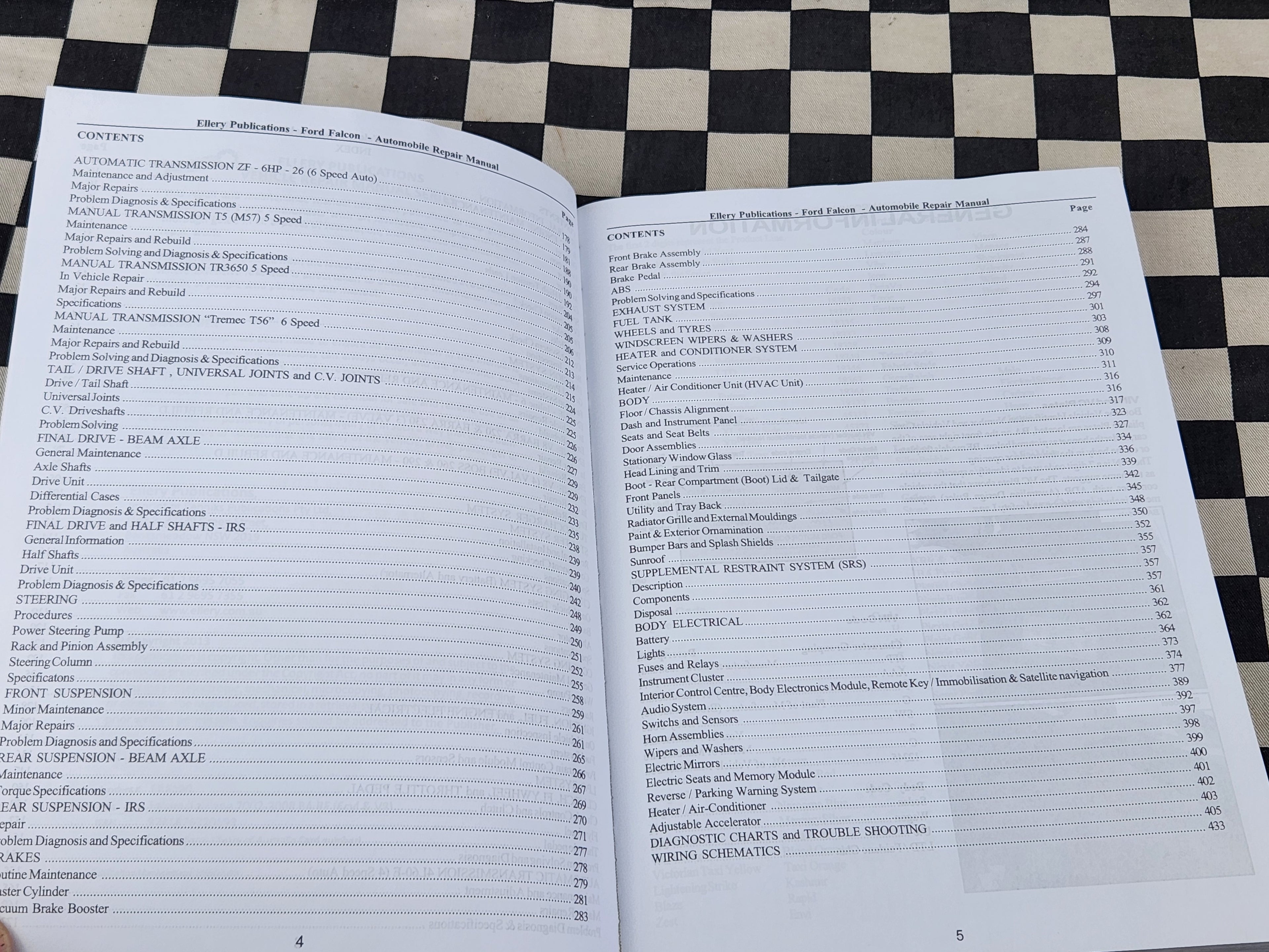 BA BF Falcon Fairlane 6cyl LPG Turbo & V8 XR6 XR8 GT Ute Sedan  Workshop Manual