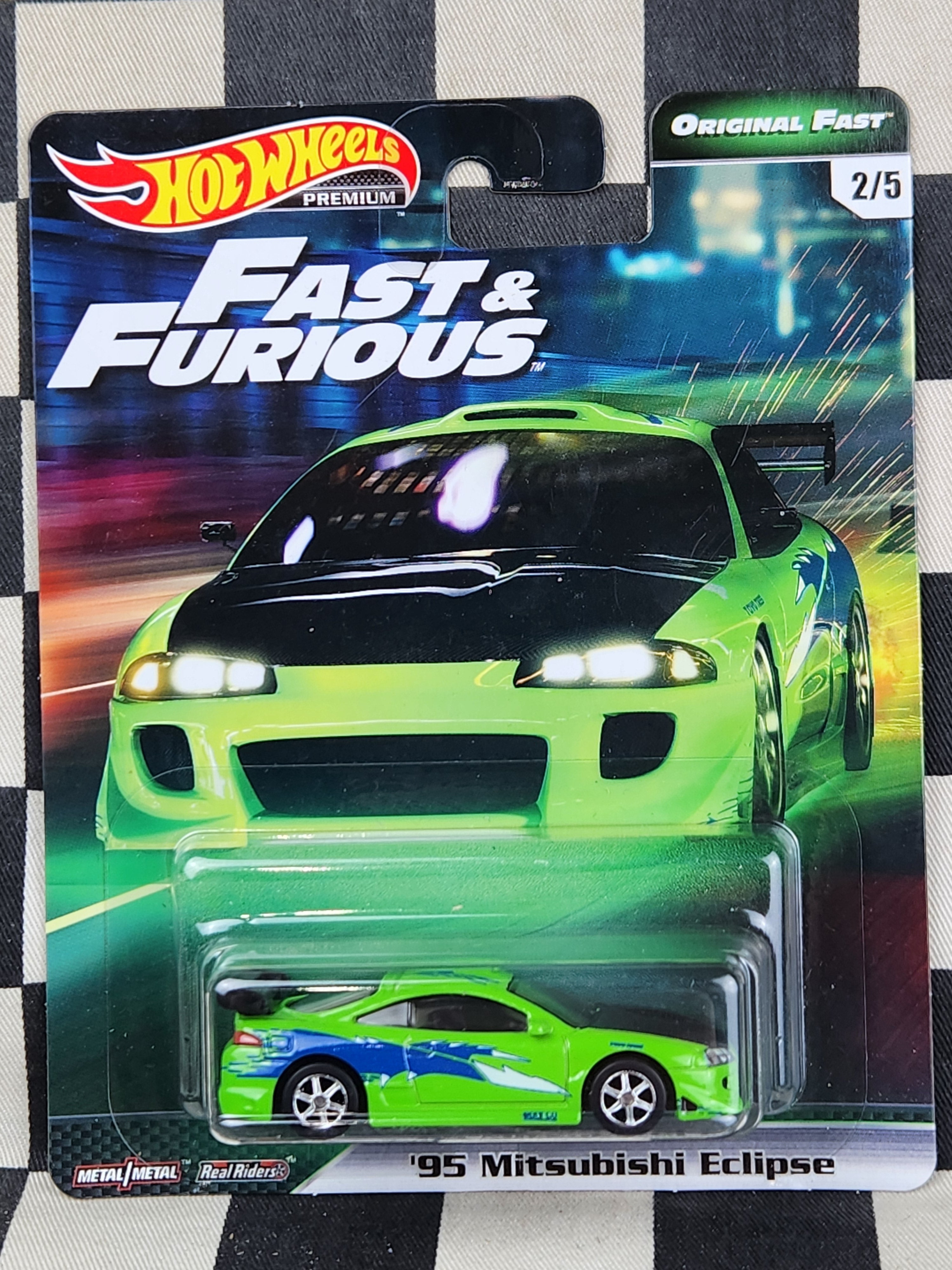 Hot Wheels Premium Fast & Furious Original Fast 95 Mitsubishi Eclipse