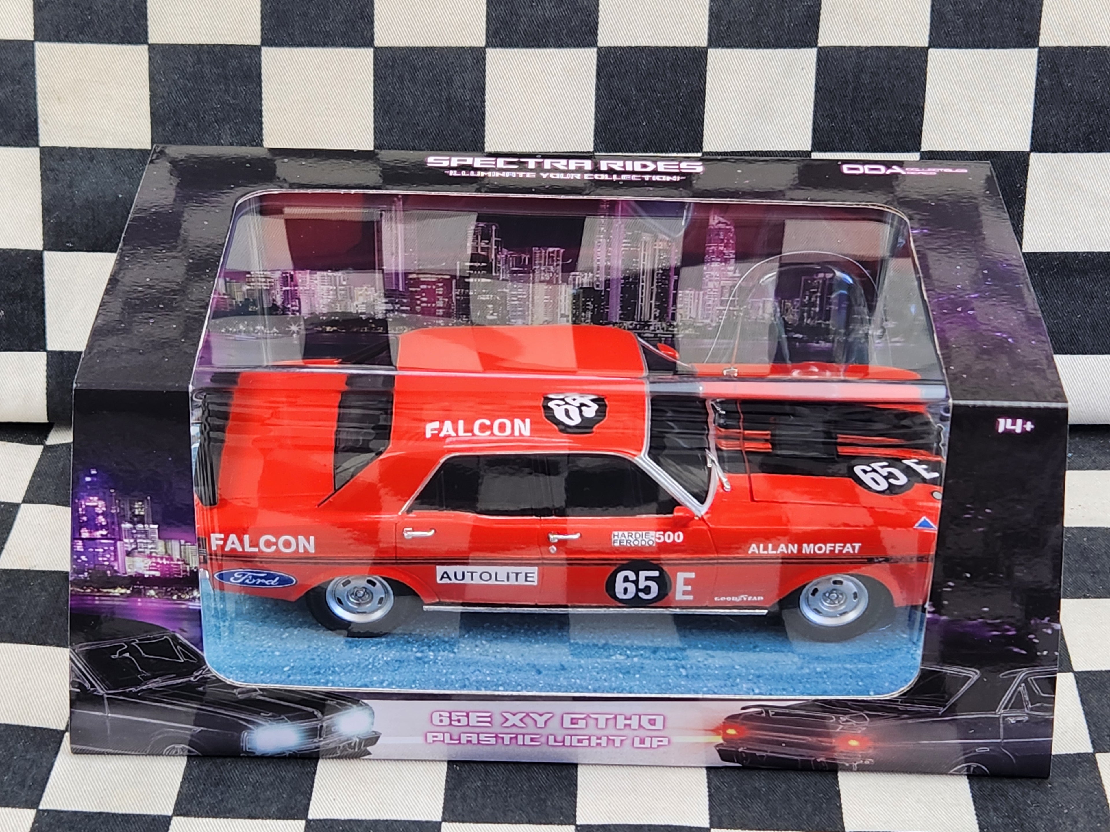 DDA Spectra Rides 1:24 Allan Moffat 1970 Bathurst Winner 65E XY GT Fal ...