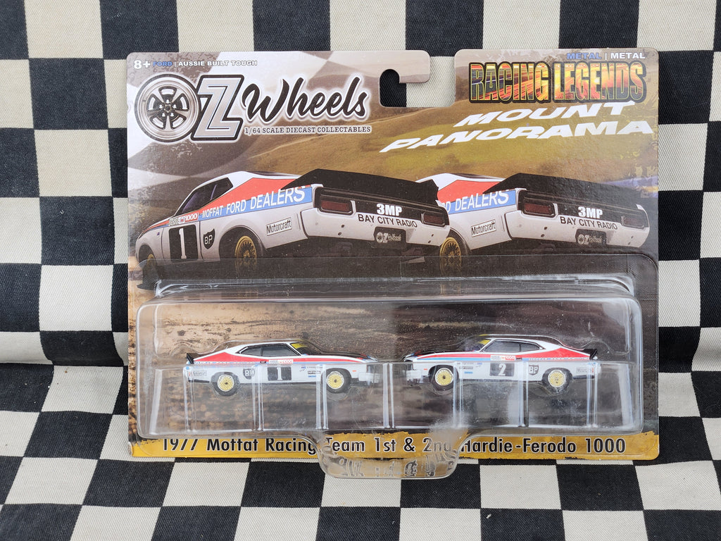 Oz Wheels Bathurst Racing Legends Twin Pack Moffat XC Falcon 1977 Winner & 2nd