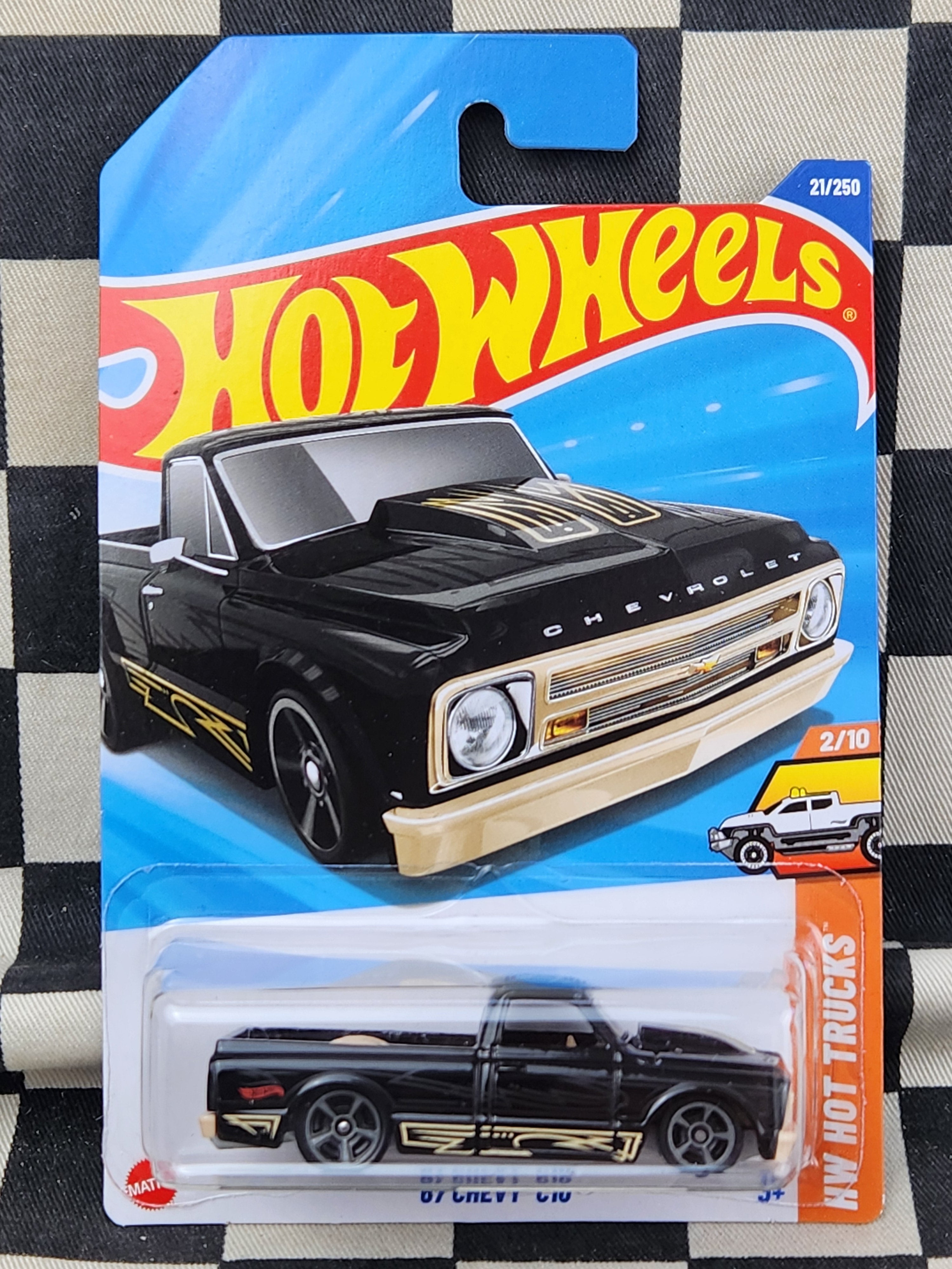 Hot Wheels 2025 Hot Trucks 67 Chevy C10 Black