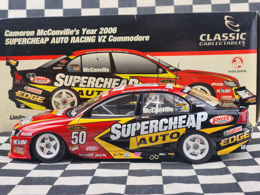 Classic Carlectables 1:18 2006 Supercheap Auto VZ Commodore Cameron McConville