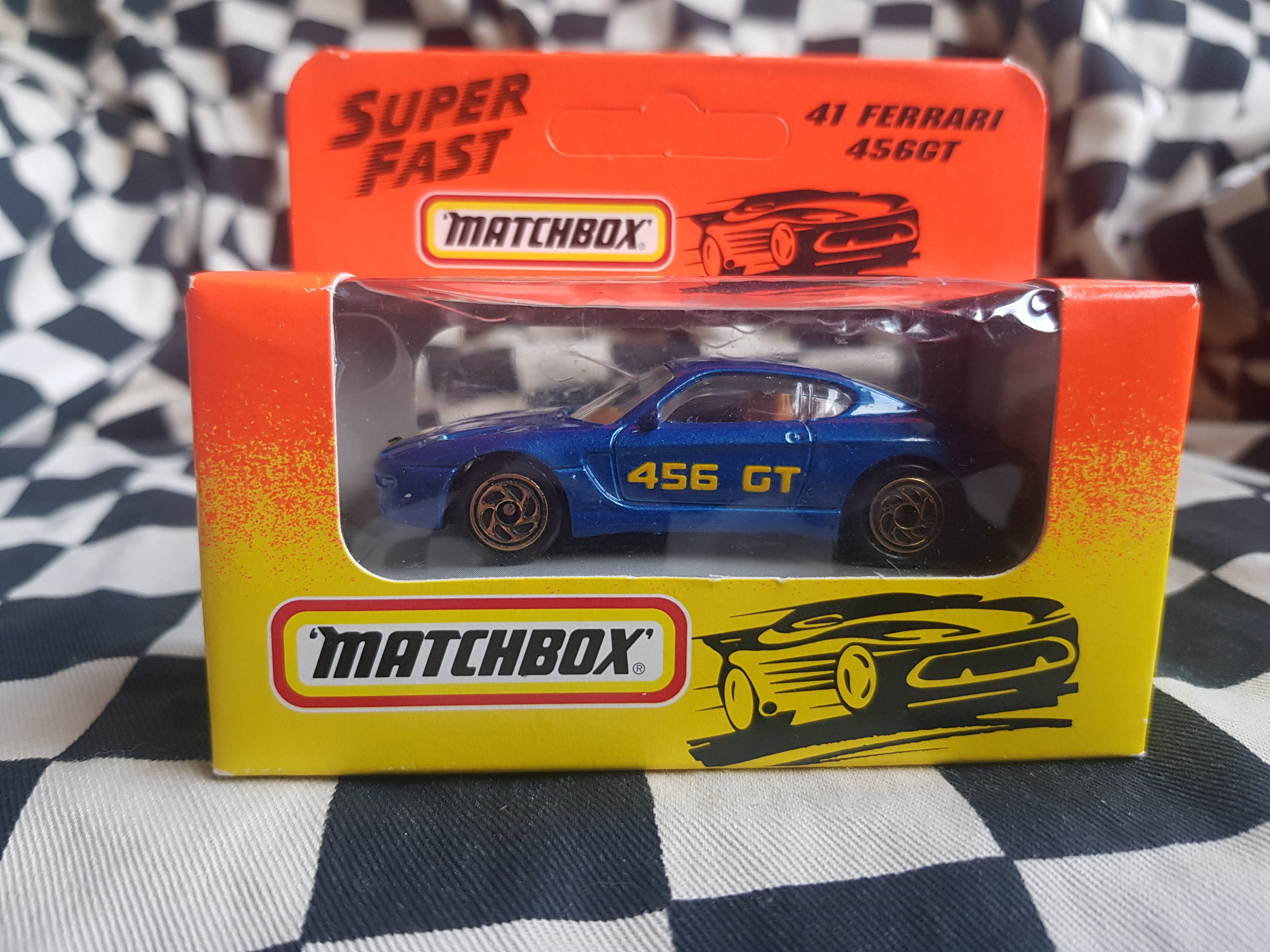 Matchbox Boxed Ferrari 456GT Blue