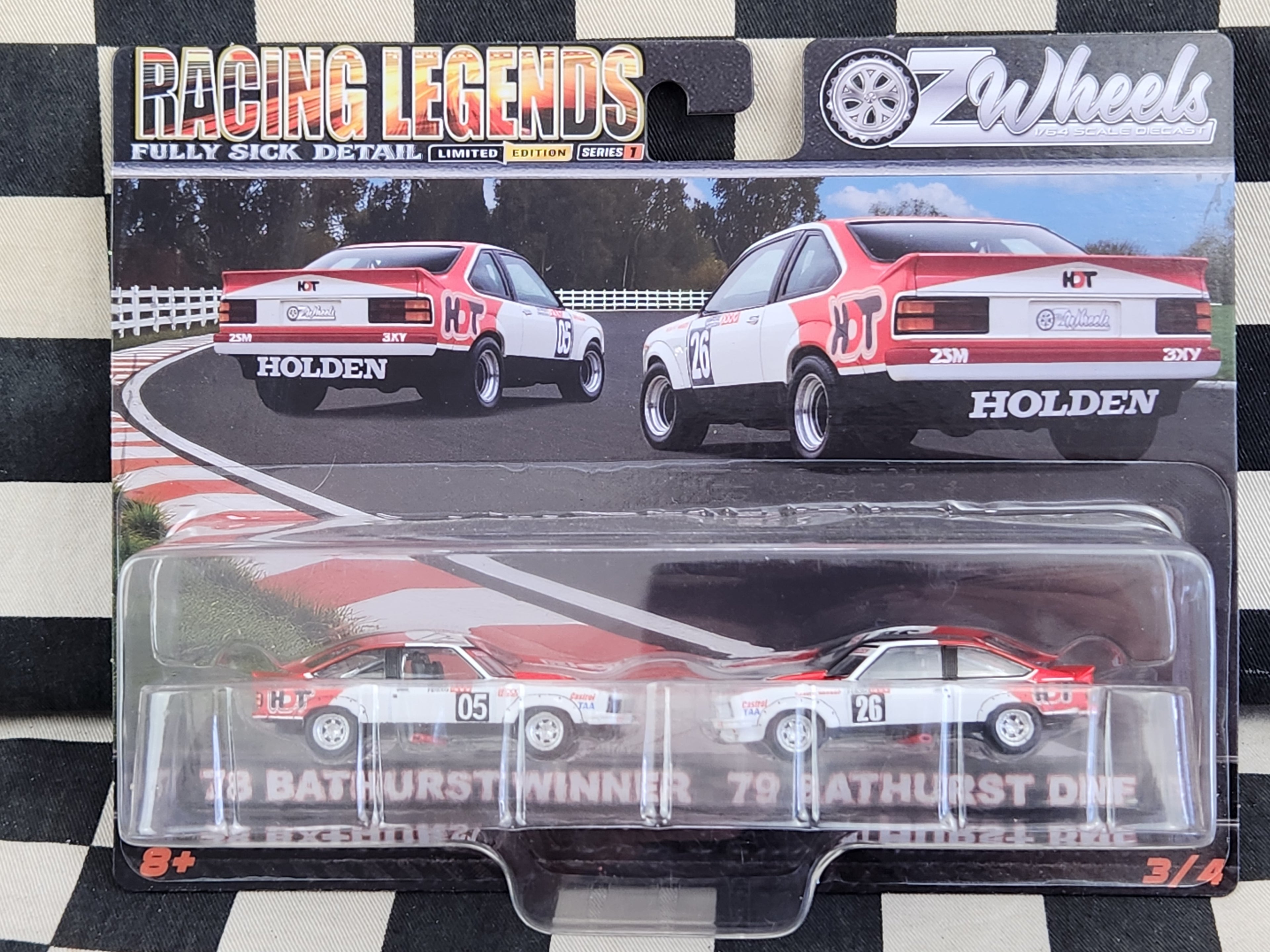Oz Wheels Racing Legends FSD Twin Pack Holden Torana A9X Brock 05 26 DNF