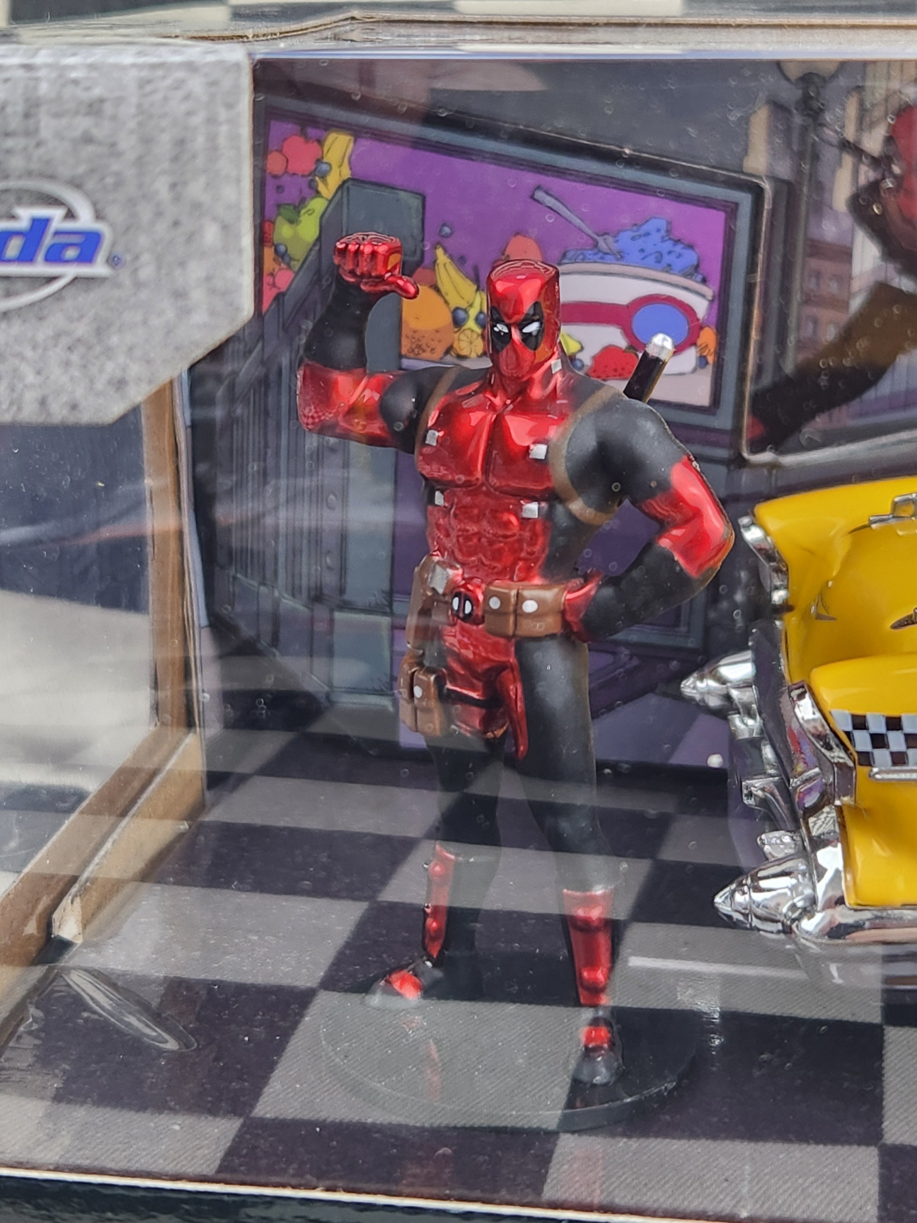 Jada 1:24 Deadpool 1957 Chevrolet Bel Air Taxi