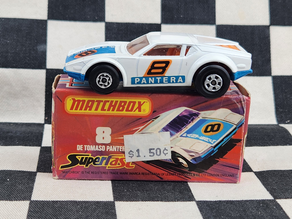 Vintage Matchbox Superfast De Tomaso Pantera in Original Box