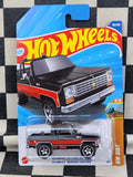 Hot Wheels 2025 Dirt 75 Chevy Blazer Custom Black