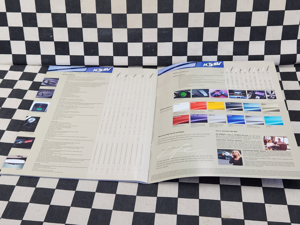 HSV Holden Commodore VE 2005 FULL RANGE 36 Page Sales Brochure