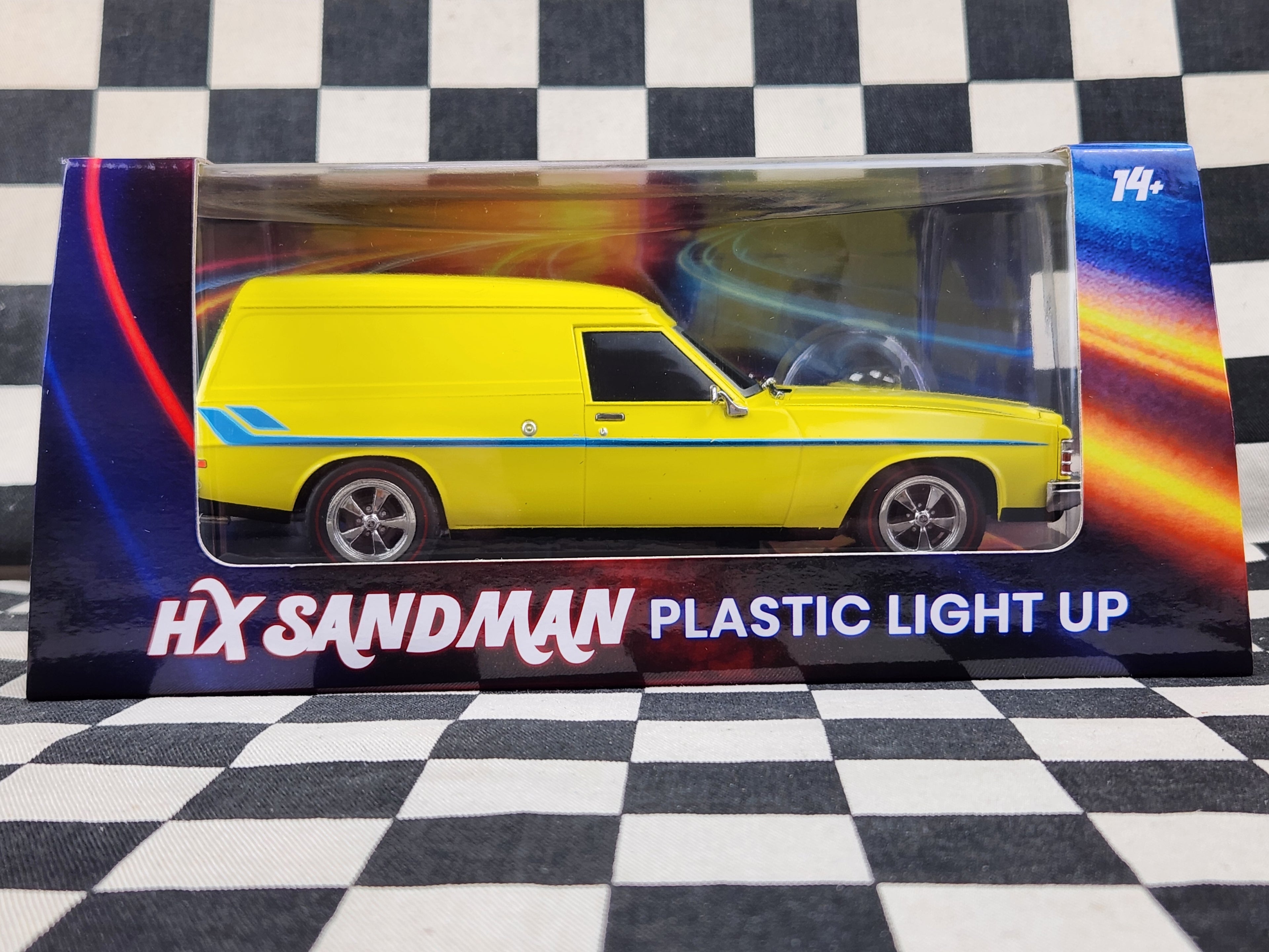 DDA Spectra Rides Plastic Light up Holden HX Sandman