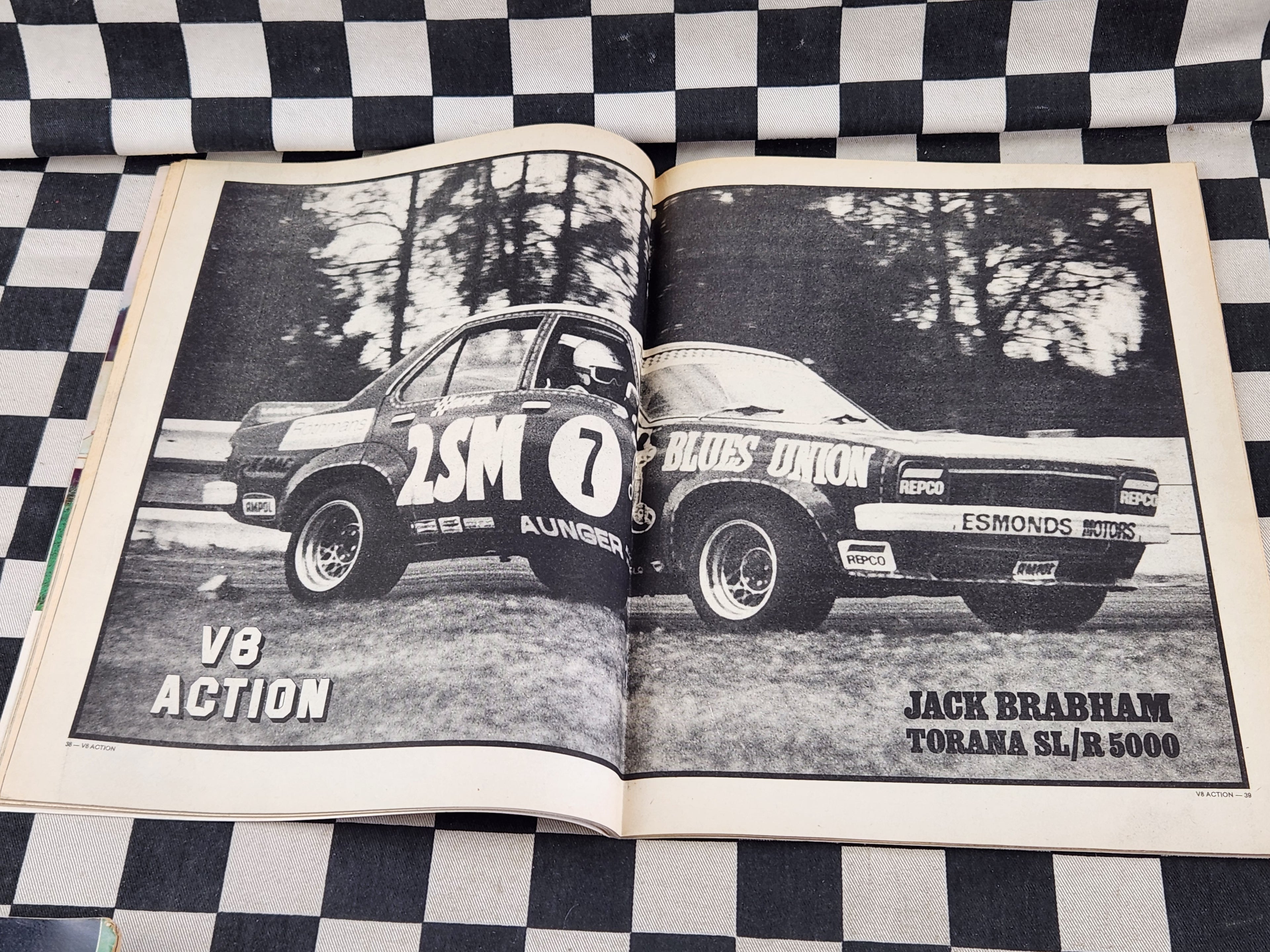 V8 Action Magazine 1977 FULL OF TORANA'S