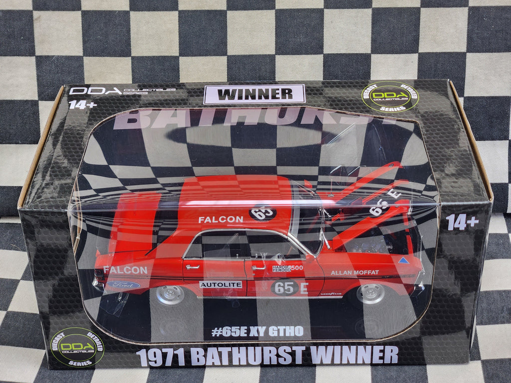 DDA 1:24 Allan Moffat 1971 Bathurst Winner 65E Ford Falcon XY GT HO Phase 3