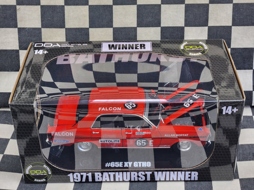DDA 1:24 Allan Moffat 1971 Bathurst Winner 65E Ford Falcon XY GT HO Phase 3