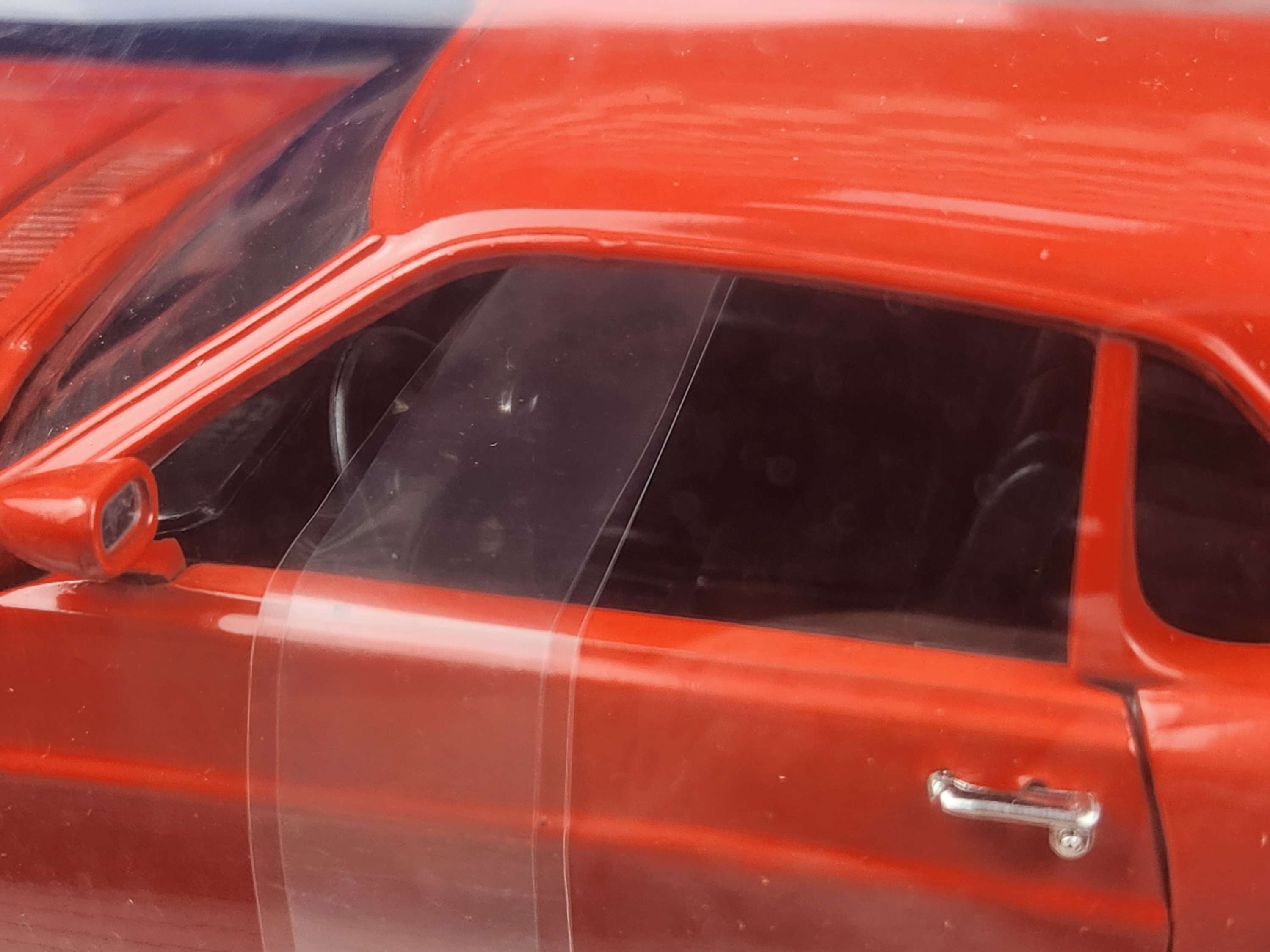 Ertl American Muscle 1:18 1970 Ford Boss Mustang 429 Calypso Coral (Orange)