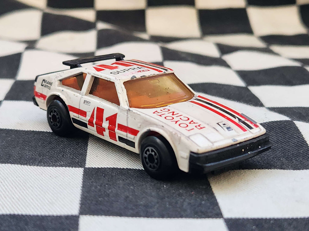 Vintage Loose Matchbox Toyota Supra #41 White