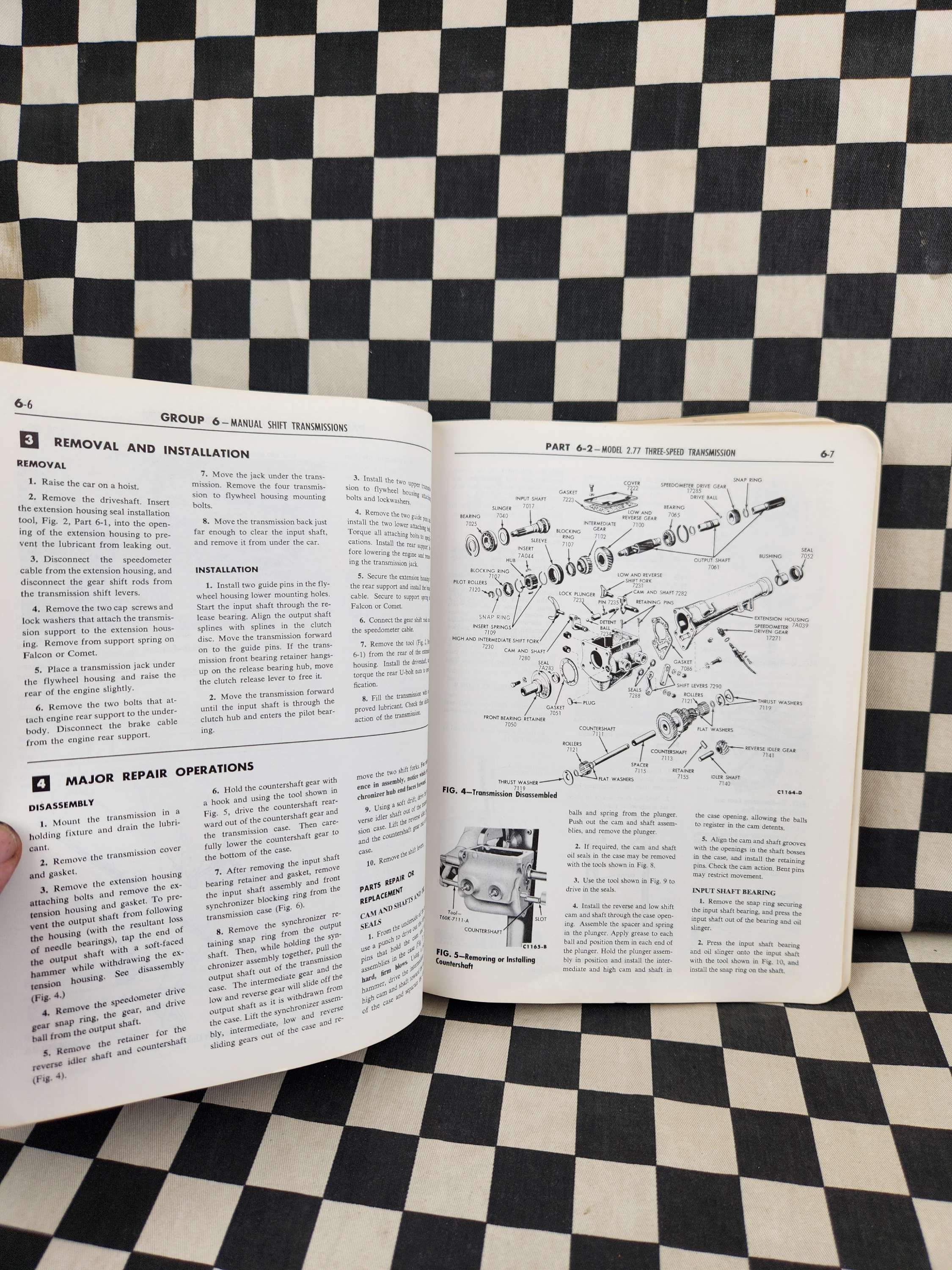 Genuine 1965 Ford Mustang Fairlane Falcon Mercury Comet Workshop Manual
