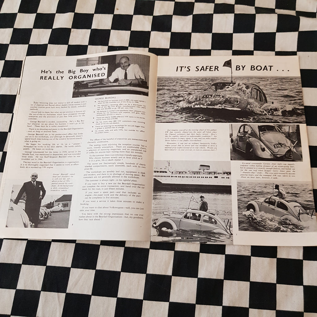 VW owners Magazine Safer Motoring Number 1 1961