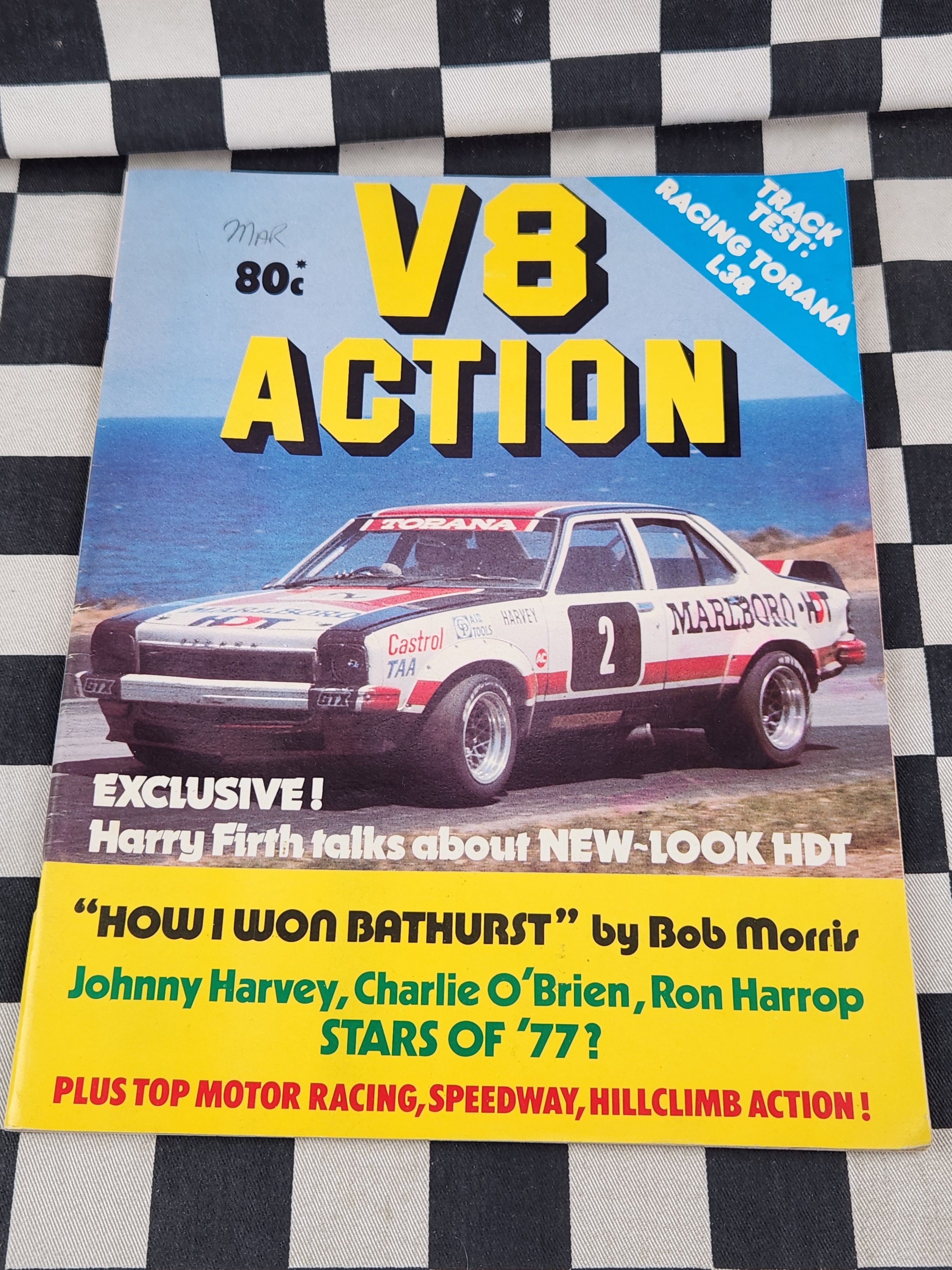 V8 Action Magazine 1977 FULL OF TORANA'S