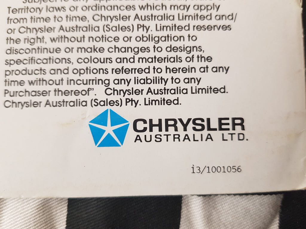 Original CL Charger 770 Sales Brochure