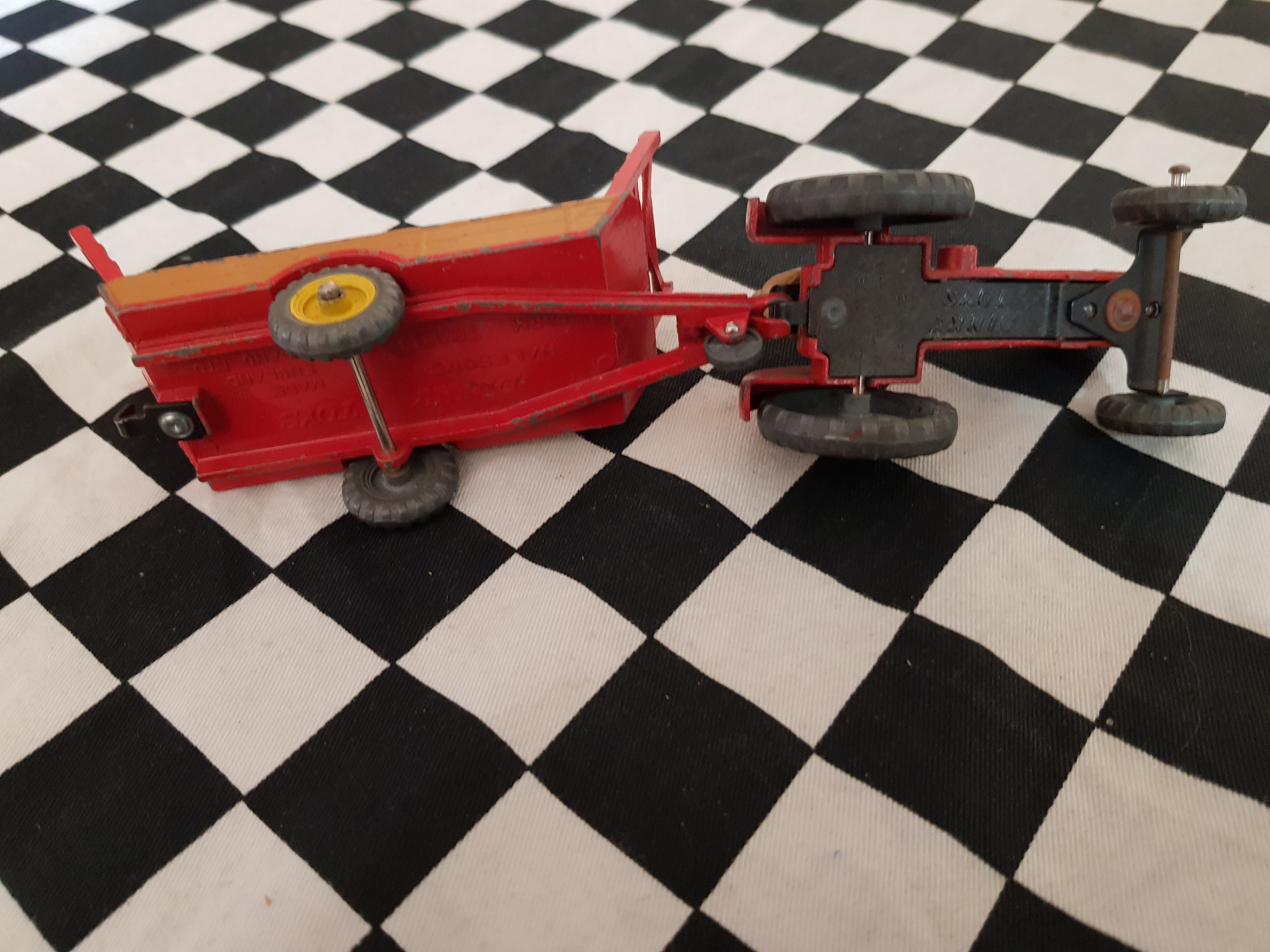 Dinky Supertoys Massey Harris Tractor & Farm Trailer