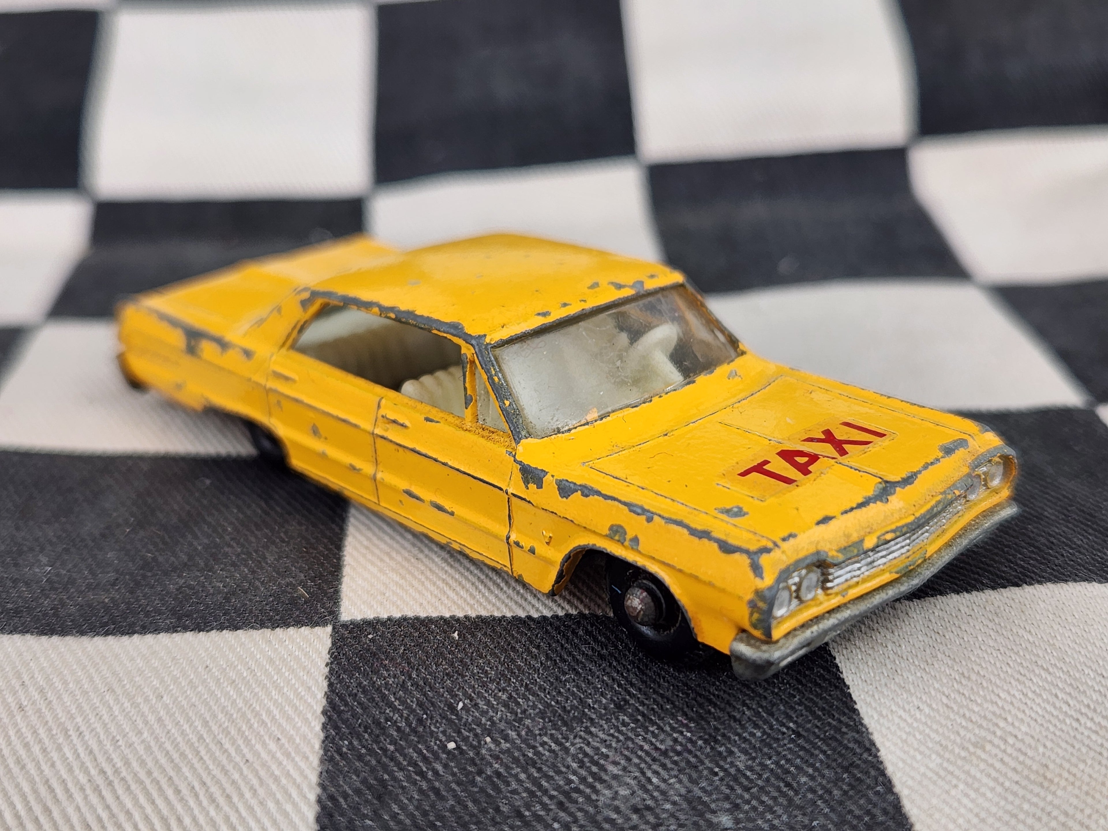 Vintage Loose Matchbox Lesney Chevrolet Impala Taxi