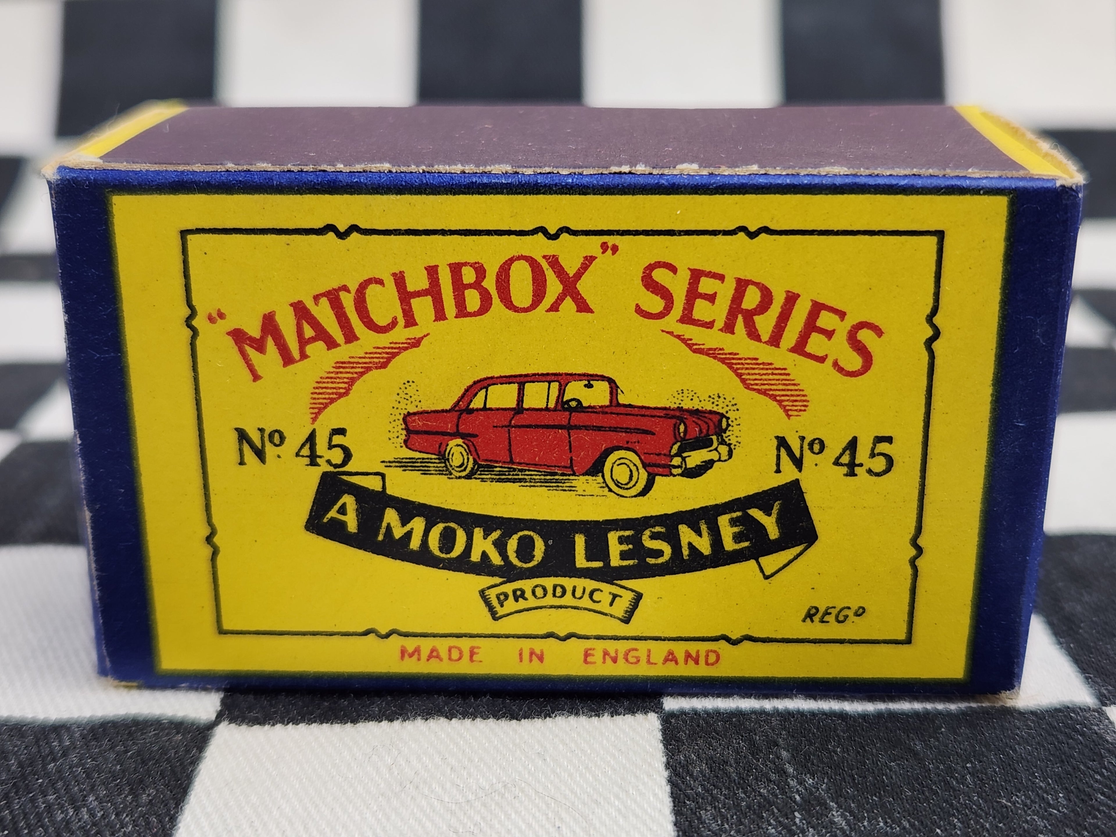 Matchbox Lesney Moko No45 Vauxhall Victor in Original Box