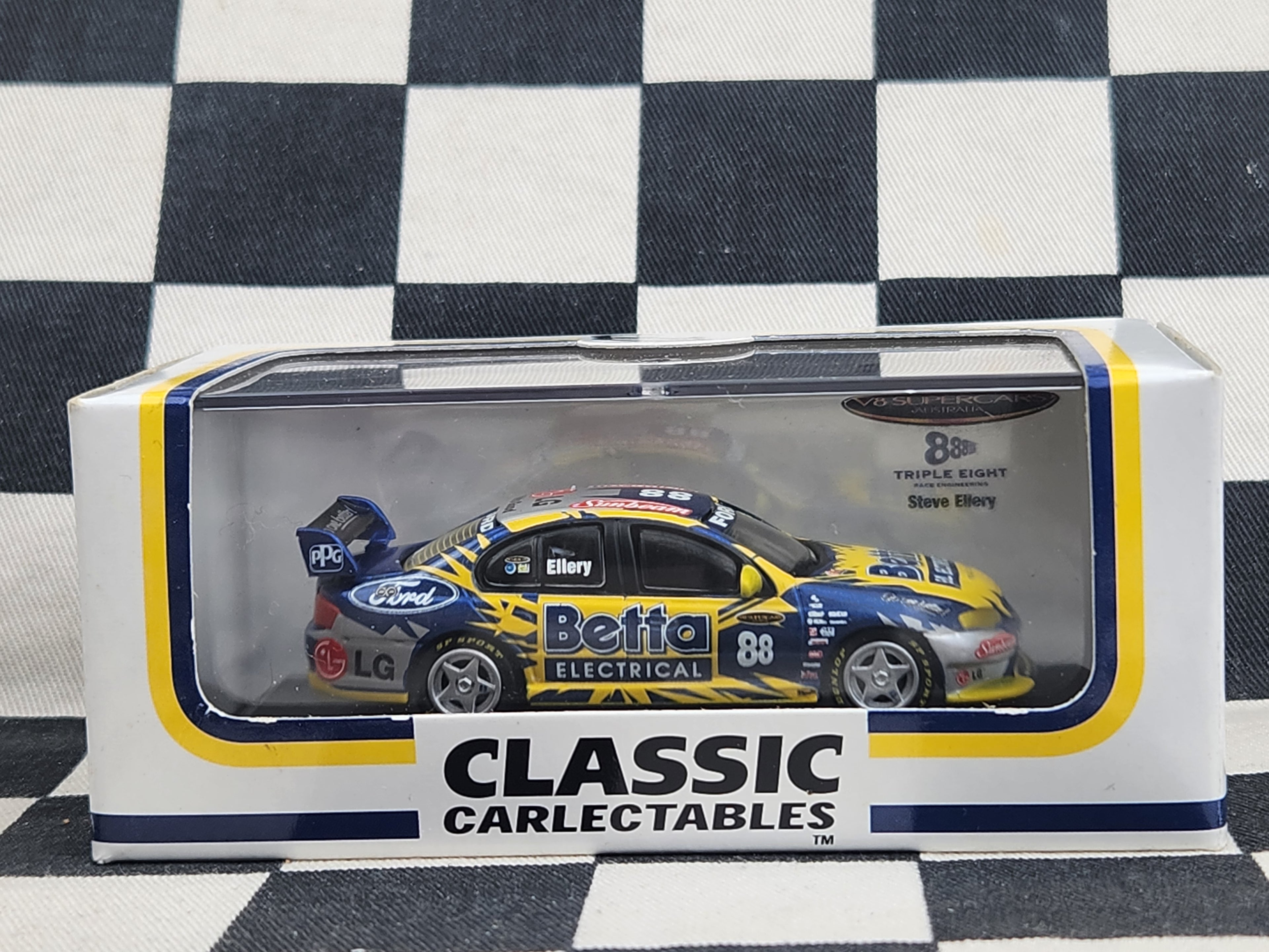 Classic Carlectables 1/64 Ford BA Falcon Team Betta Electrical Steve Ellery