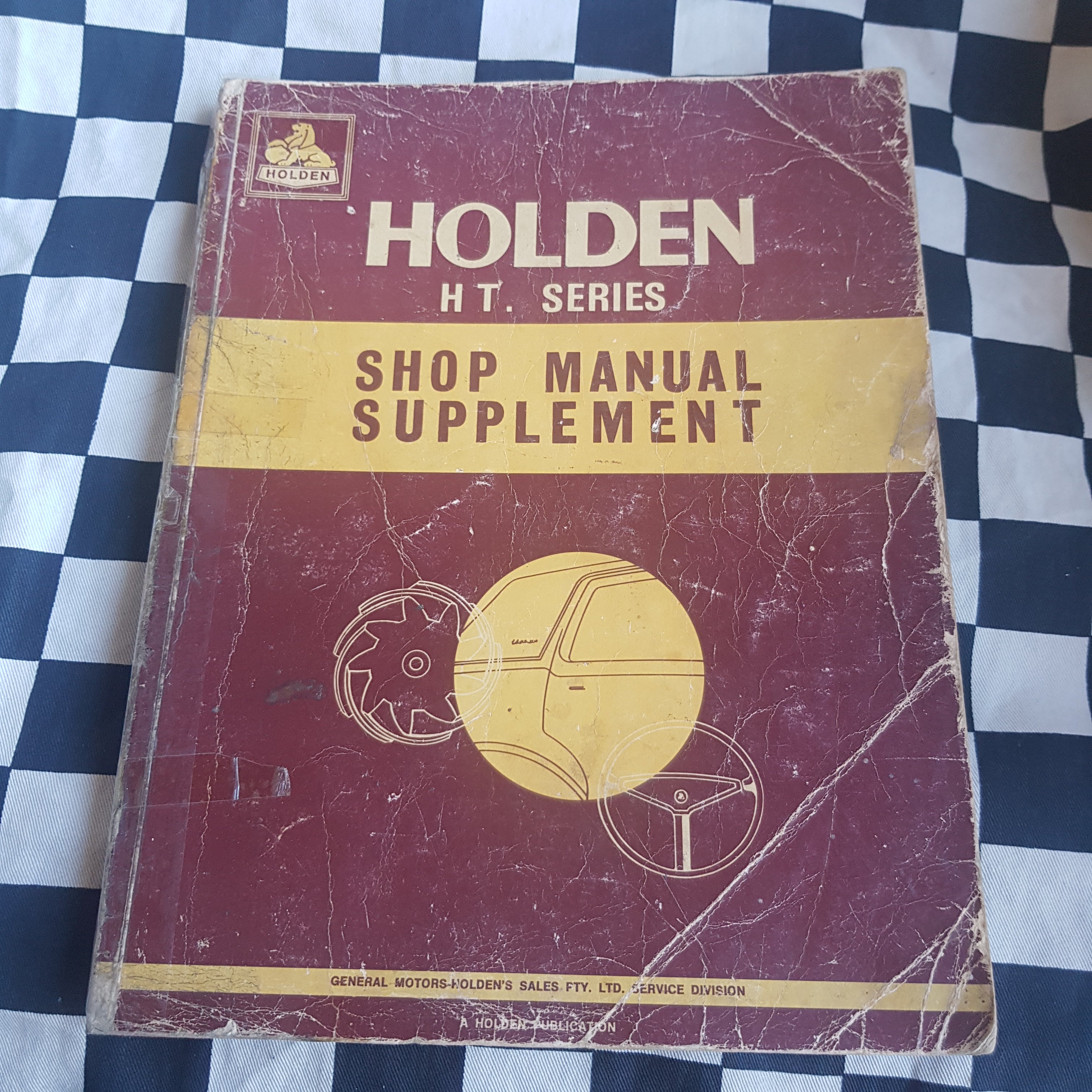 Genuine Holden HT Series Workshop Manual Supplement Includes Monaro Gts 350