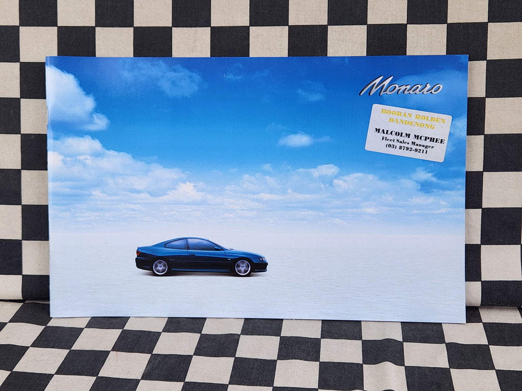 Genuine Holden CV8 Monaro Series 1 Sales Brochure