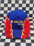 Vintage Shell Helix Racing Dick Johnson Paul Radisich Cap Signed By 3 Drivers