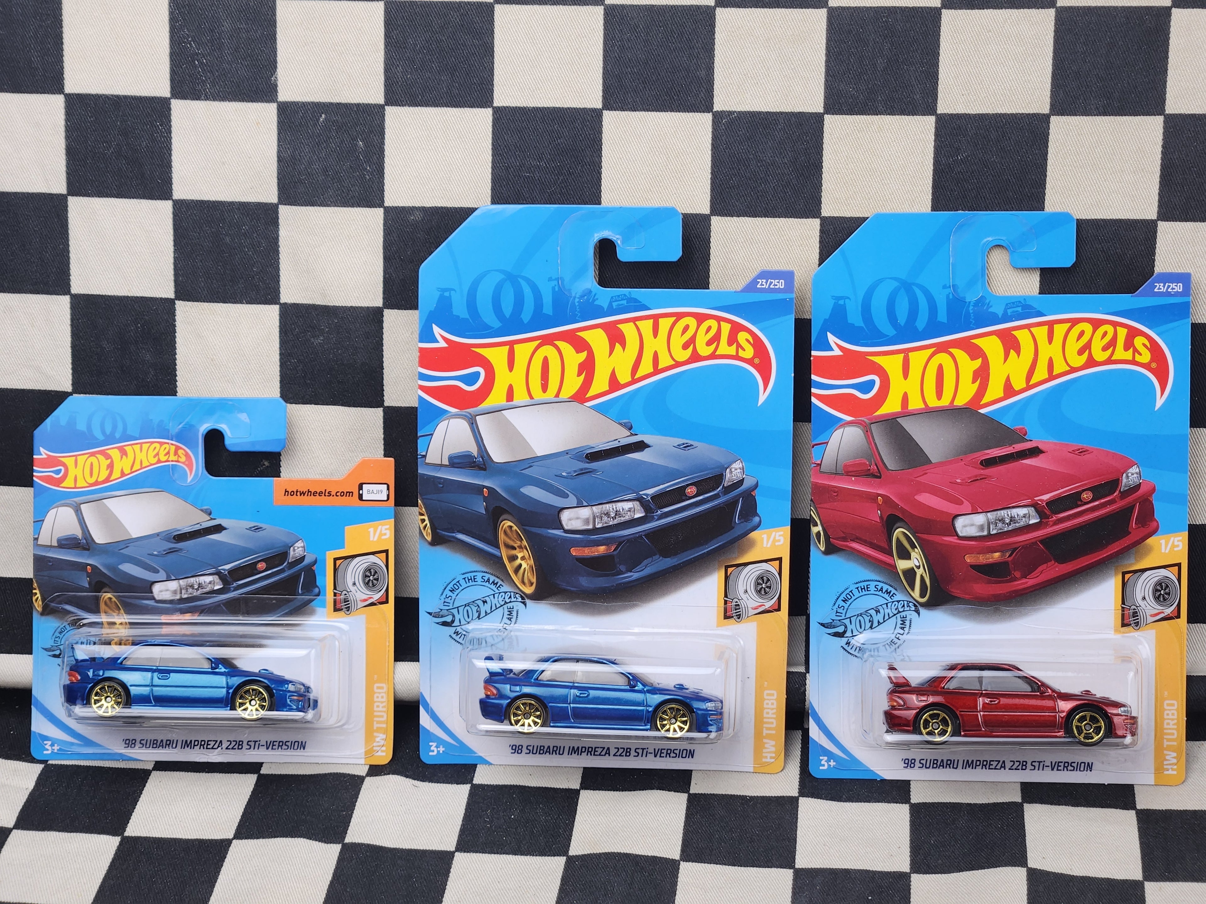 Hot Wheels 2020 Turbo 98 Subaru Impreza 22B Sti Version Your Choice of