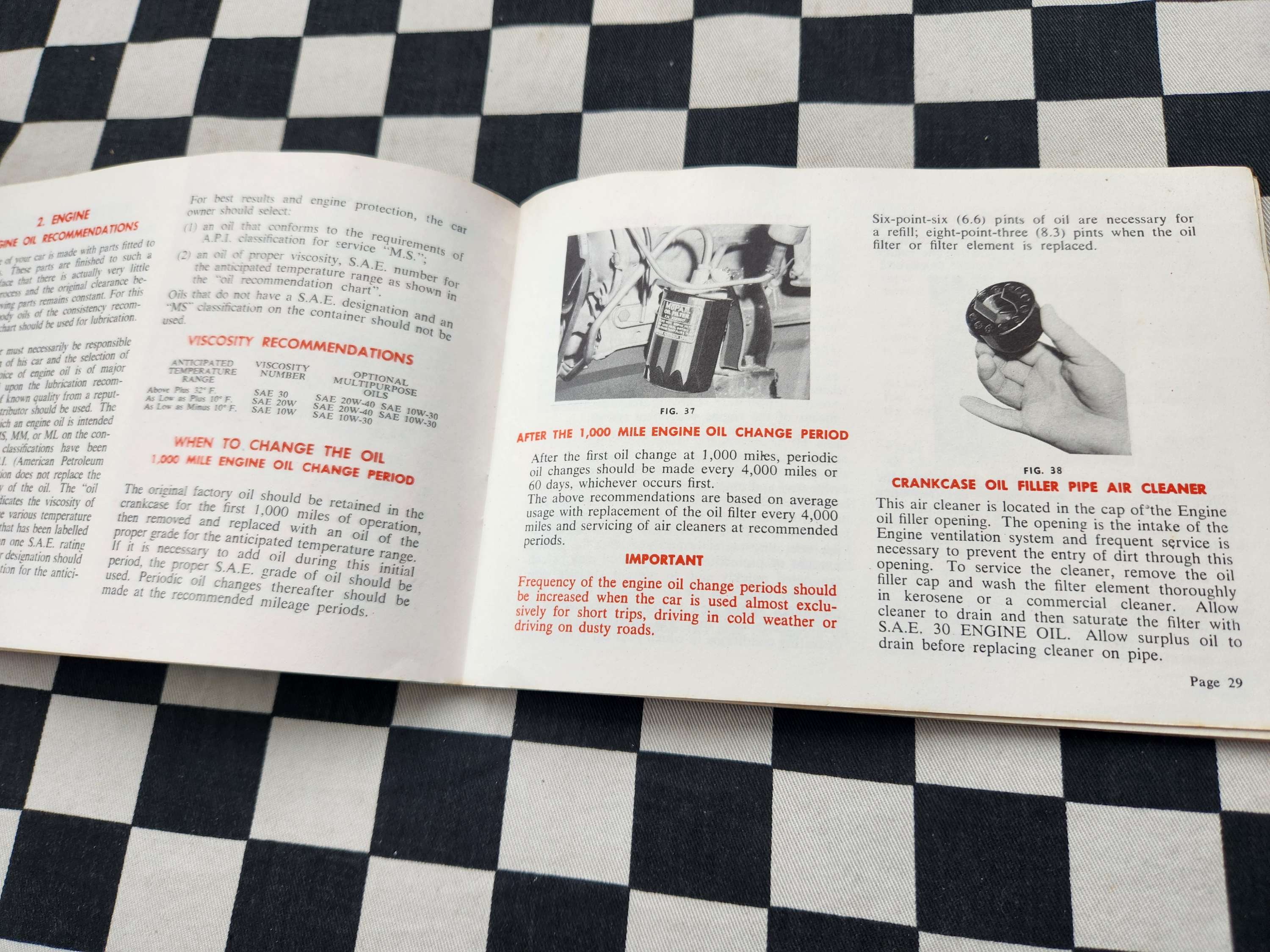 Chrysler Valiant AP5 Owners Glovebox Manual Nov 1963 print