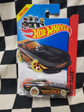 Hot Wheels 2014 Race Funny Side Up Drag Car Glow in Dark Gasser