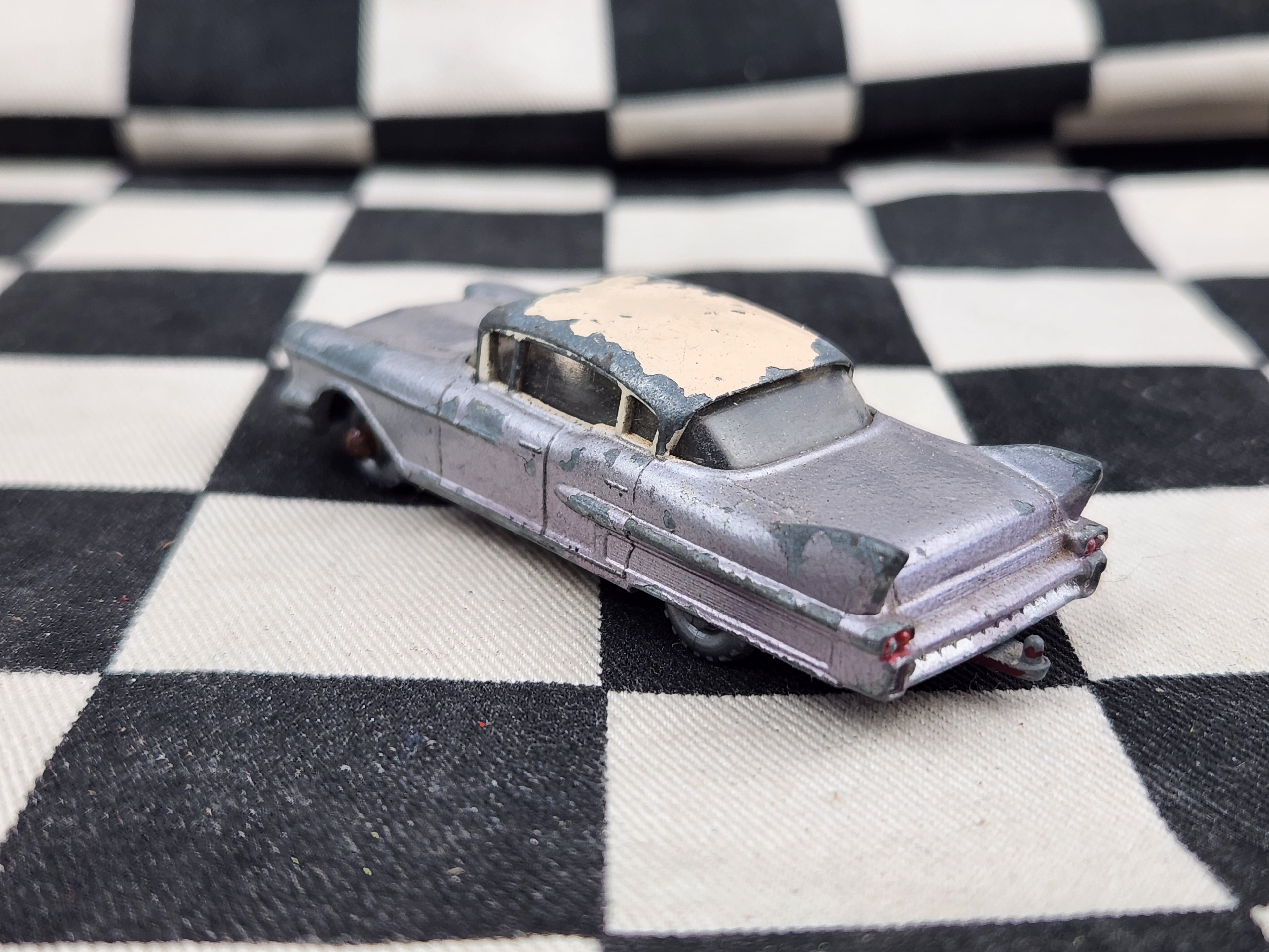 Vintage Loose Matchbox Lesney Cadillac Sixty Special MAROON BASE VARIATION