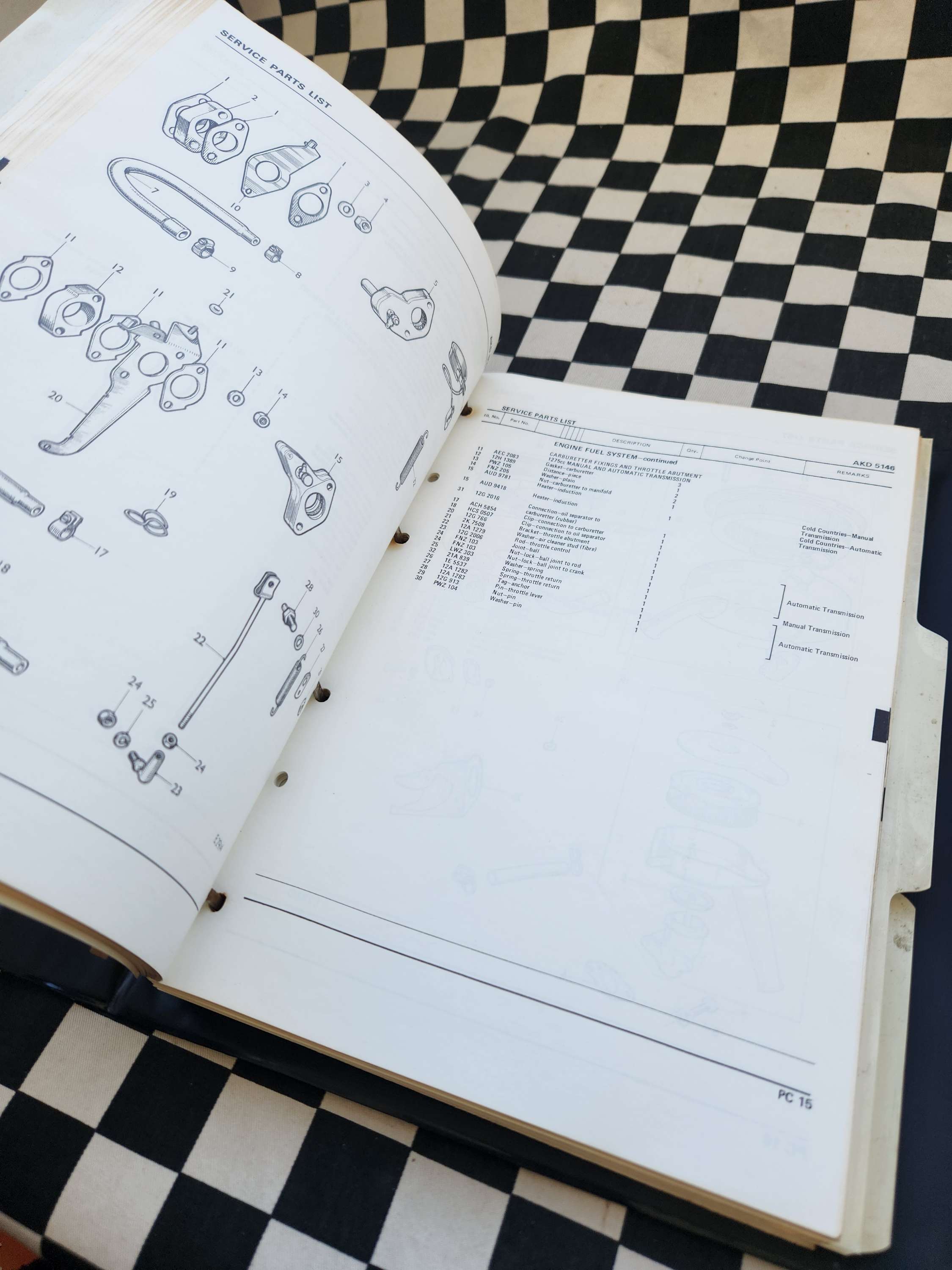Genuine Leyland Mini 850 1000 1275GT Clubman Parts Catalogue