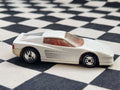 Vintage Loose Hot Wheels Ferrari Testarossa White