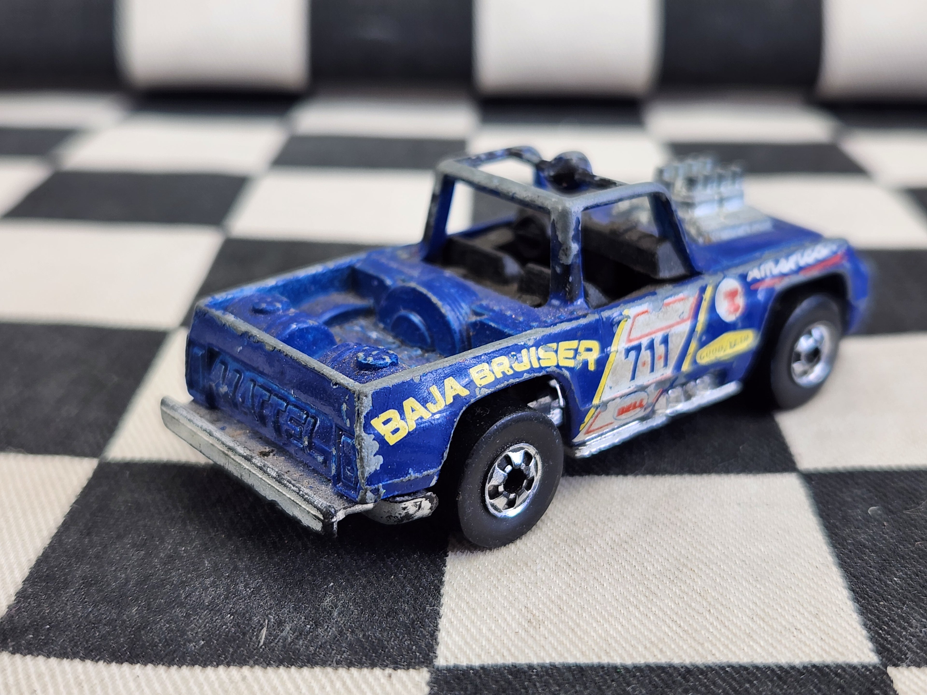 Vintage Loose Hot Wheels Black Wall Baja Bruiser