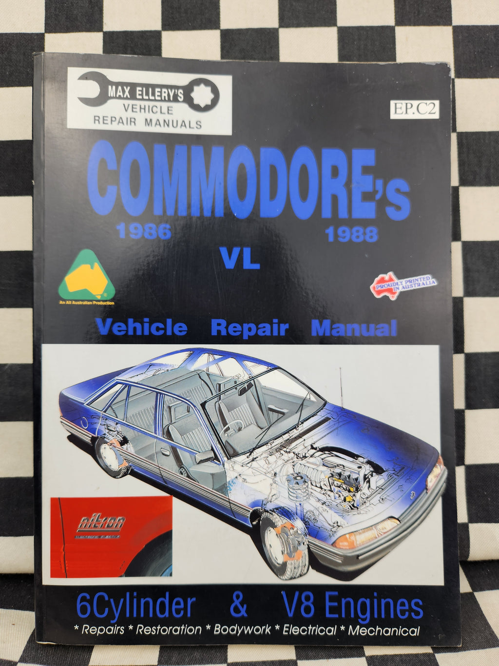 Holden VL Commodore 6cyl & V8  Ellerys Workshop Manual