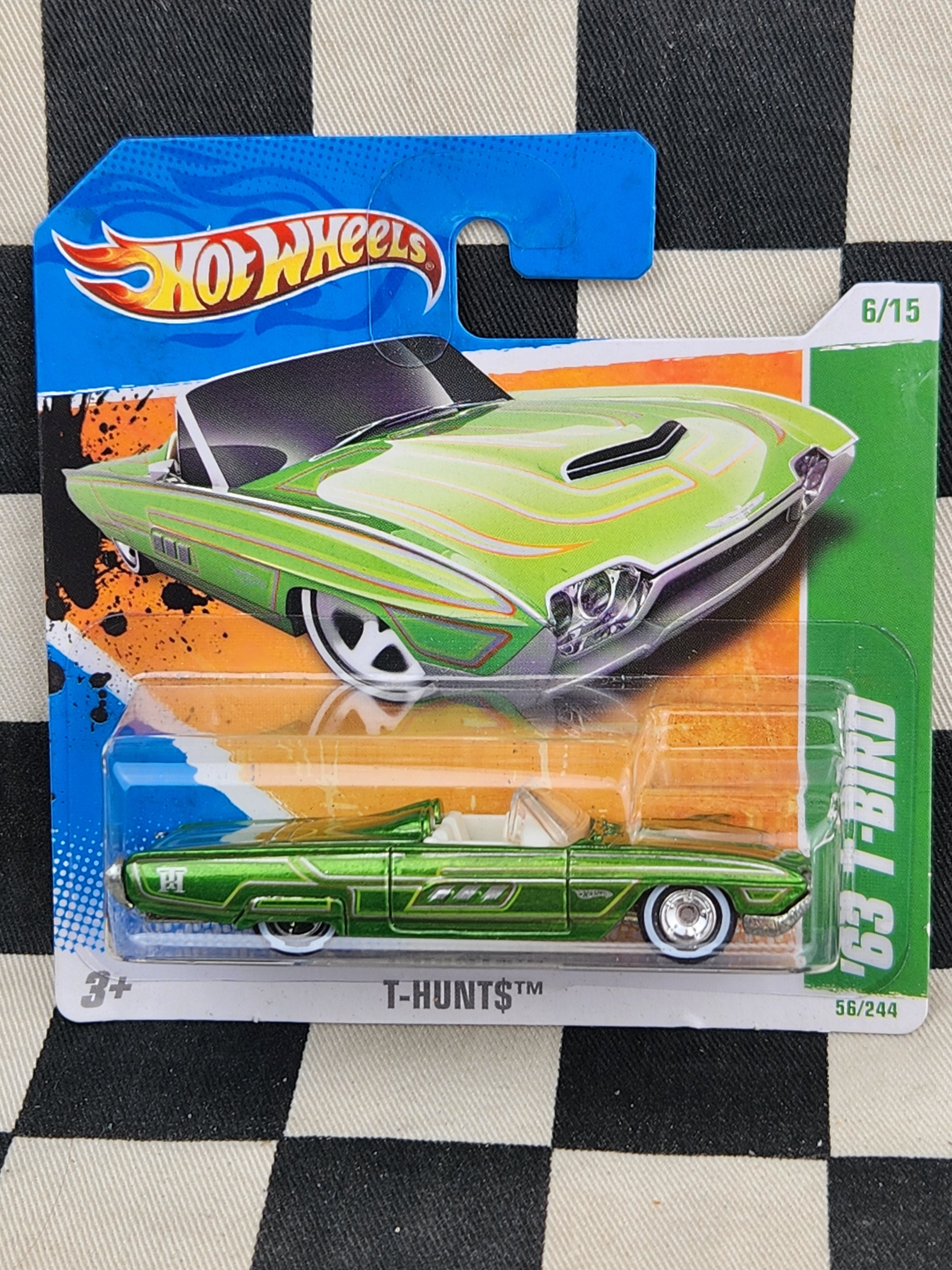 Hot Wheels 2011 SUPER TREASURE HUNT 63 T-Bird Short Card